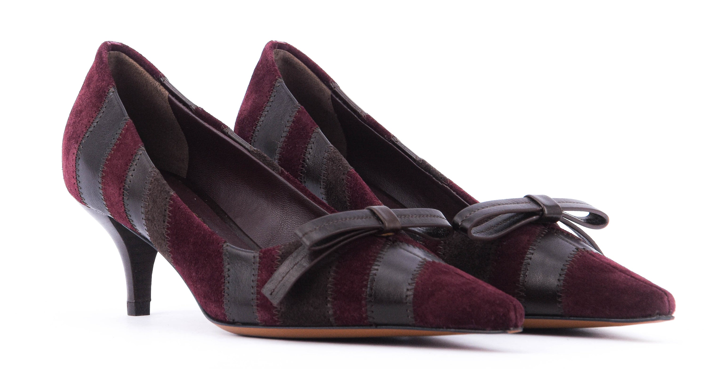 ROBERTO FESTA KANDE PUMP BURGUNDY BROWN