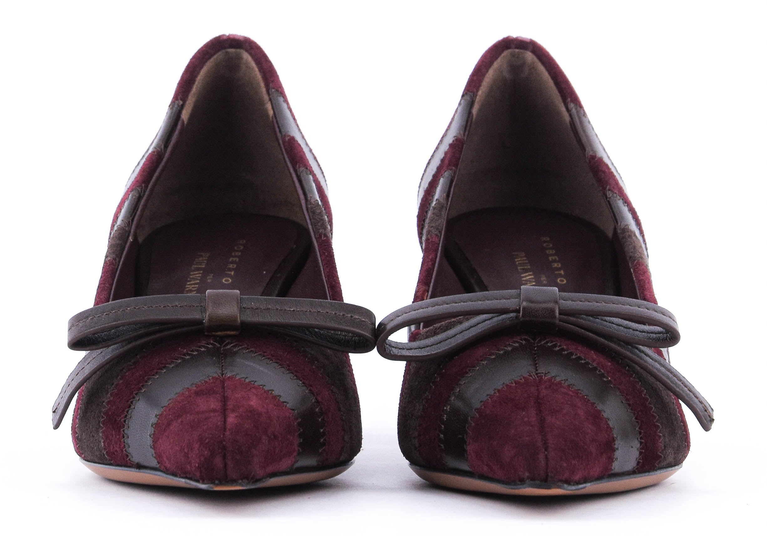 ROBERTO FESTA KANDE PUMP BURGUNDY BROWN