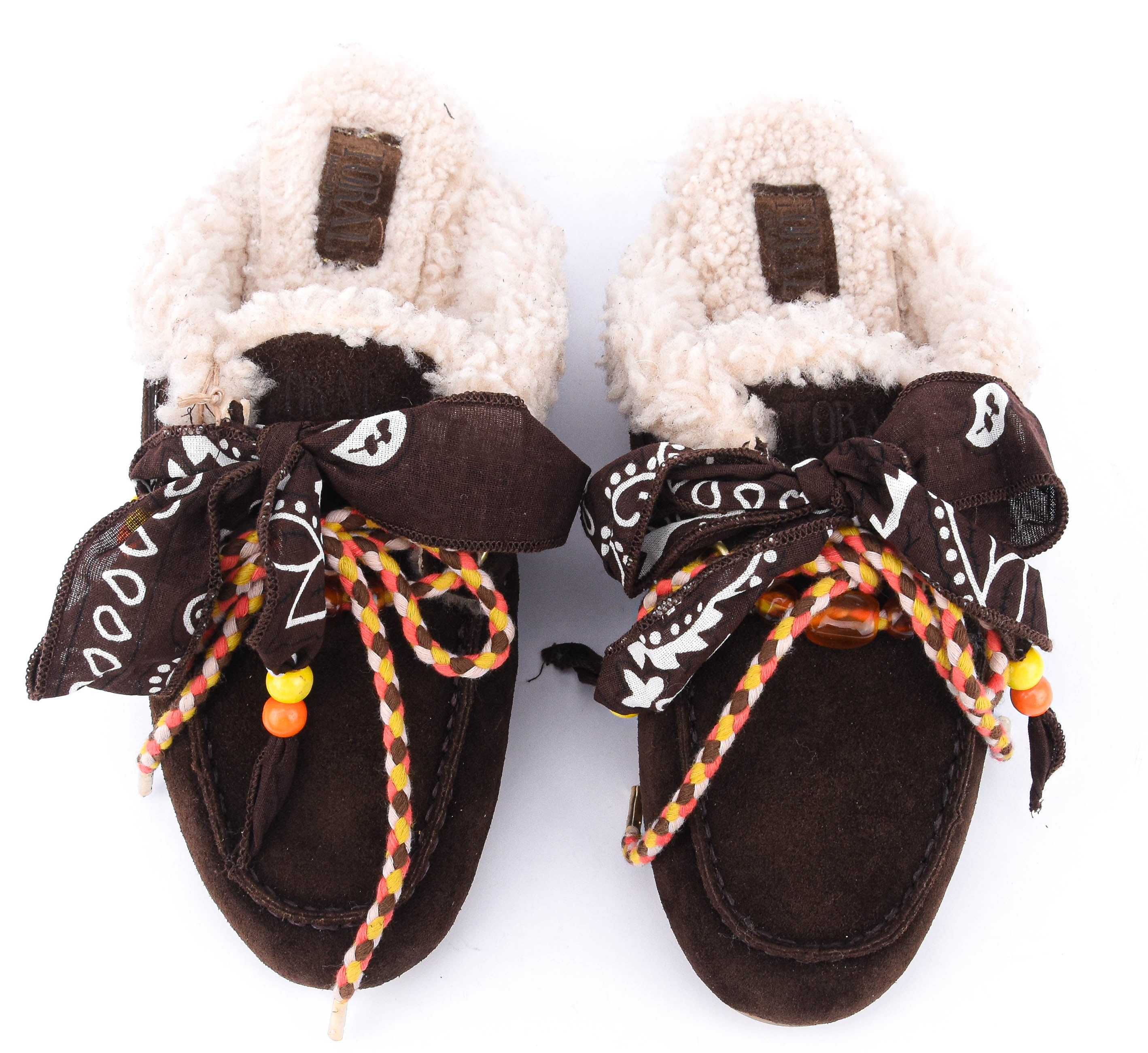 TORAL BLANCHE MULE PERSONALIZED BROWN