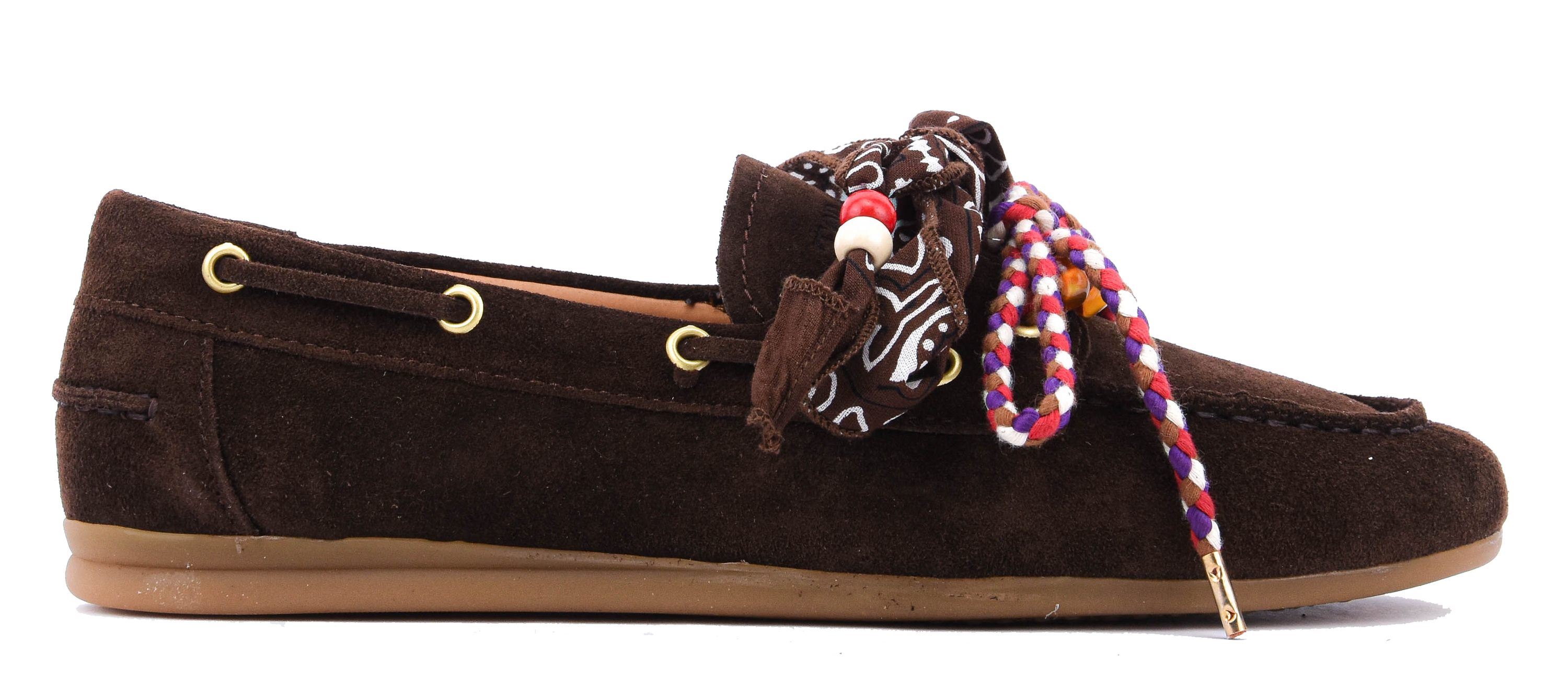 TORAL NAHUA PERSONALIZED BOAT LOAFER BROWN
