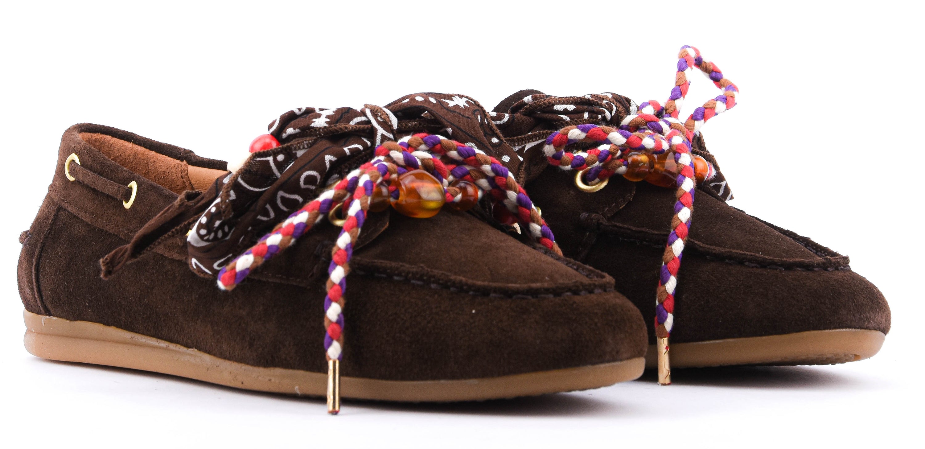 TORAL NAHUA PERSONALIZED BOAT LOAFER BROWN