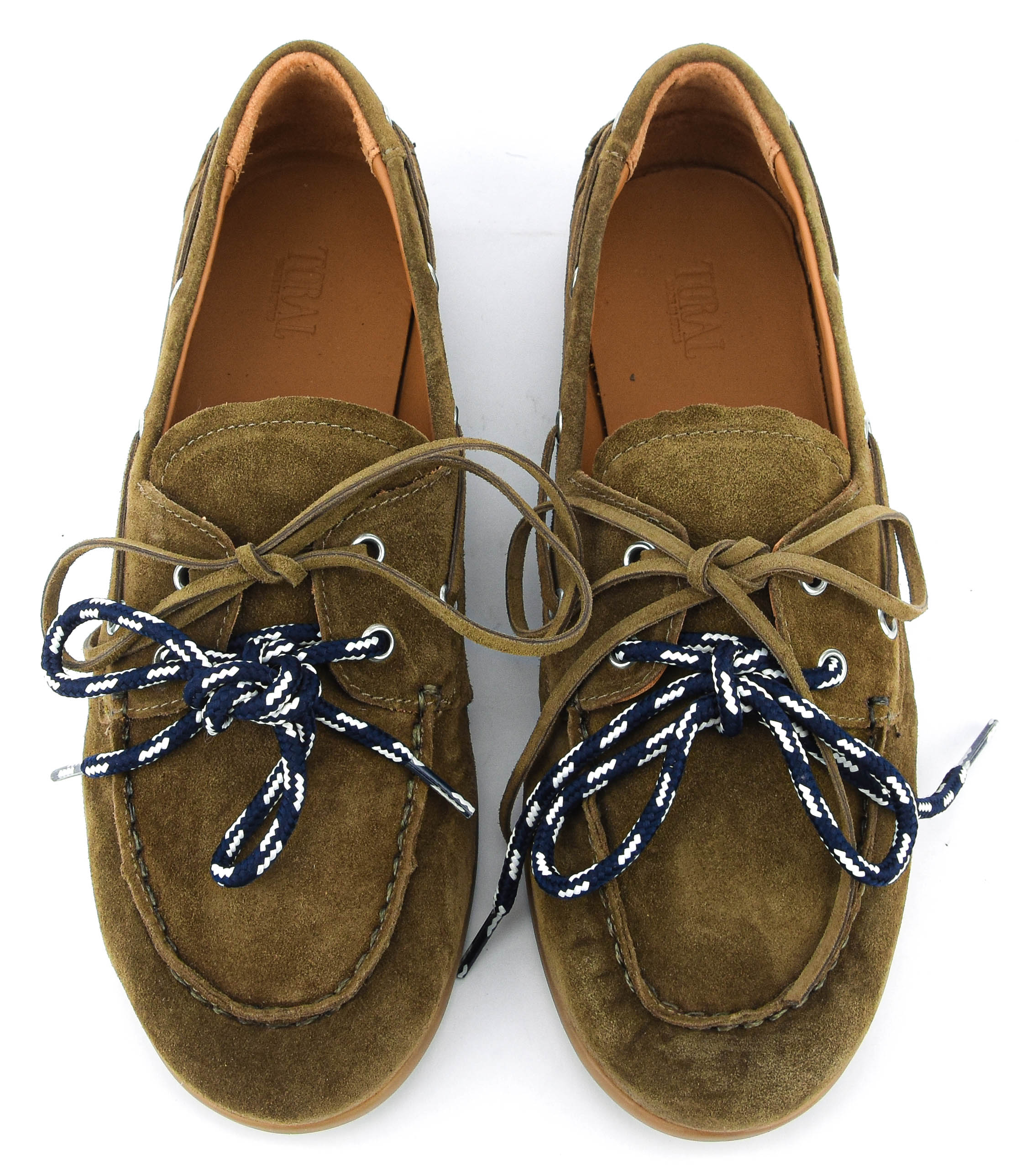 TORAL HOMBRE BOAT LOAFER OLIVE SUEDE