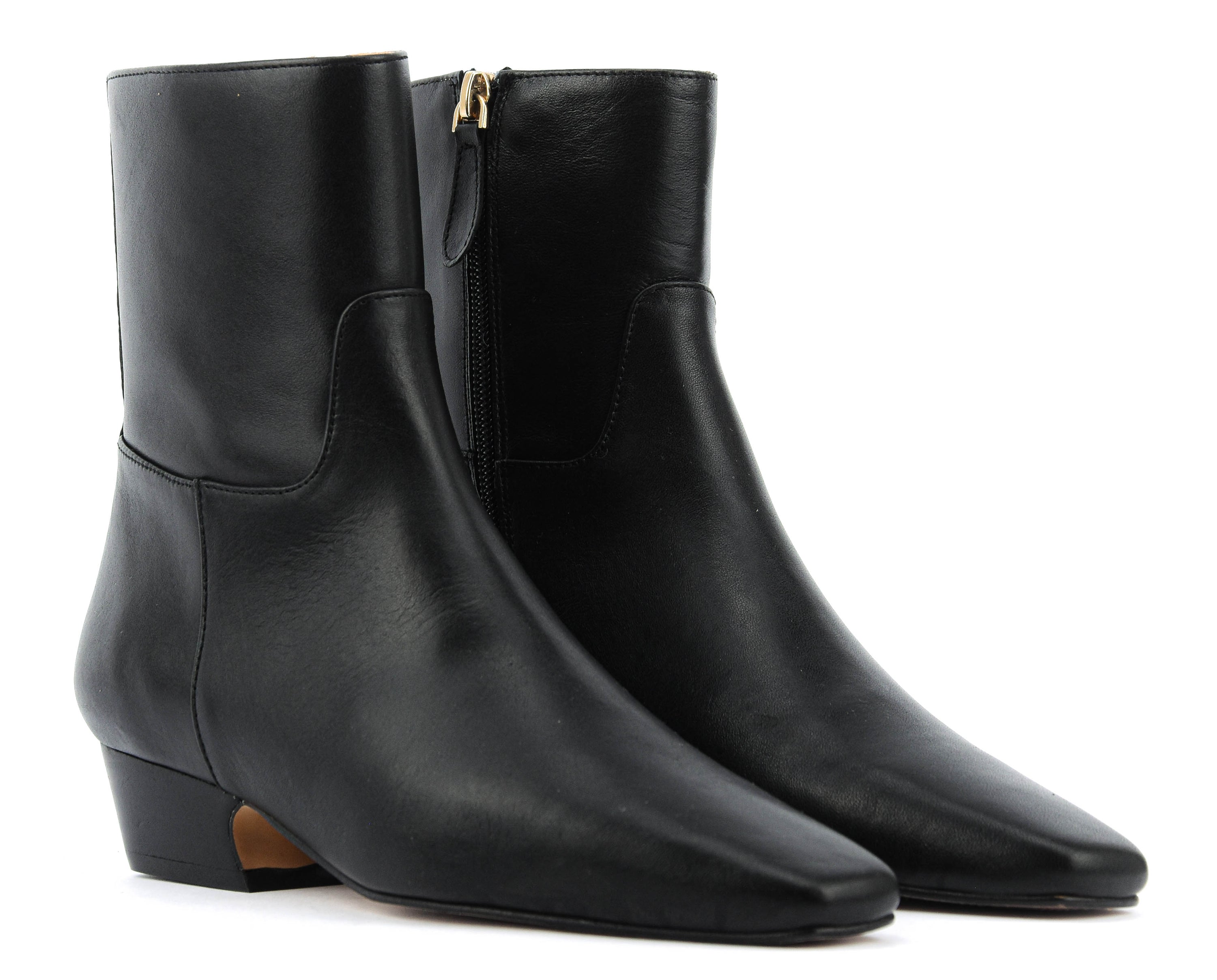 TORAL IRENE BOOTIE BLACK LEATHER