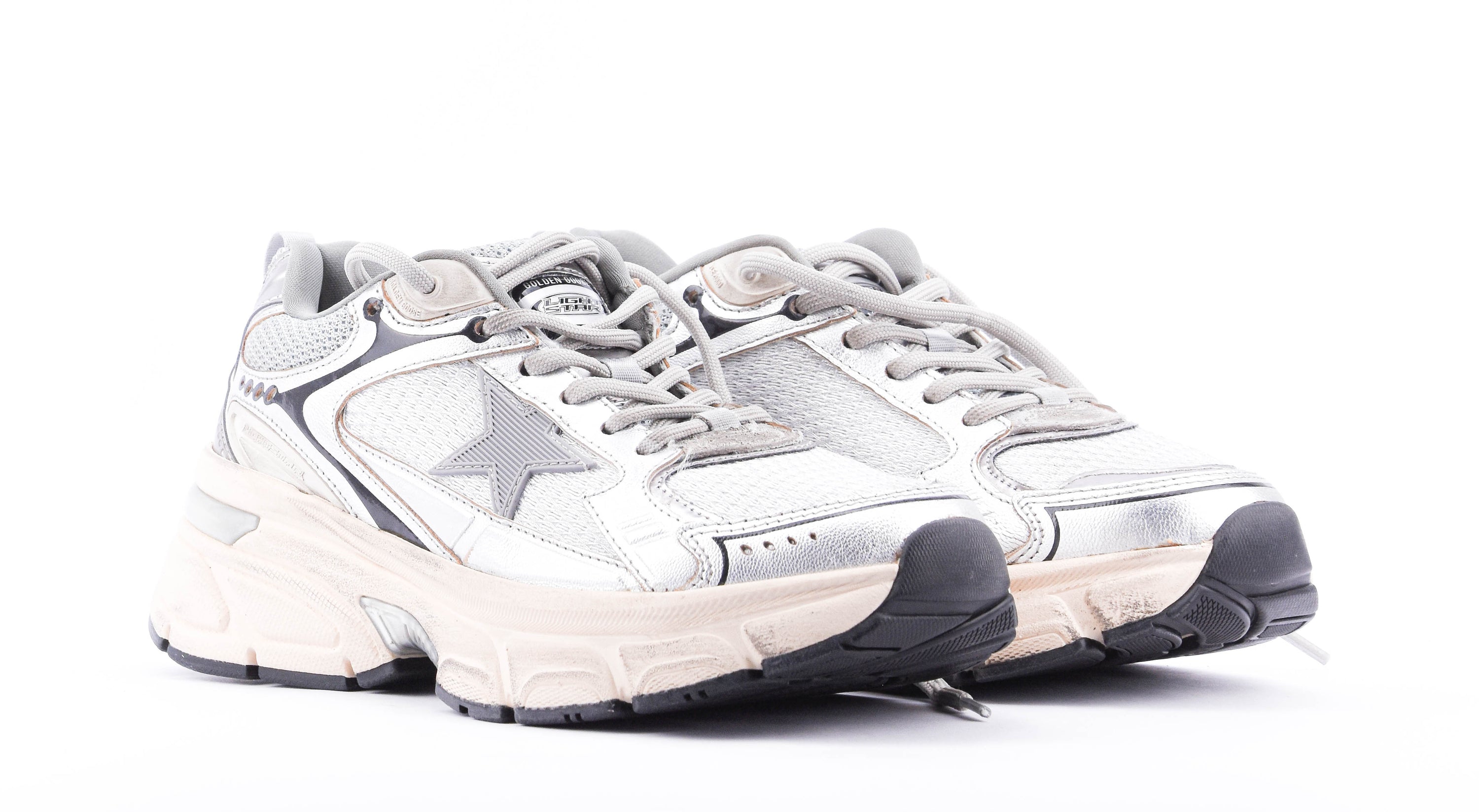GOLDEN GOOSE LIGHTSTAR GREY/SILVER/Black