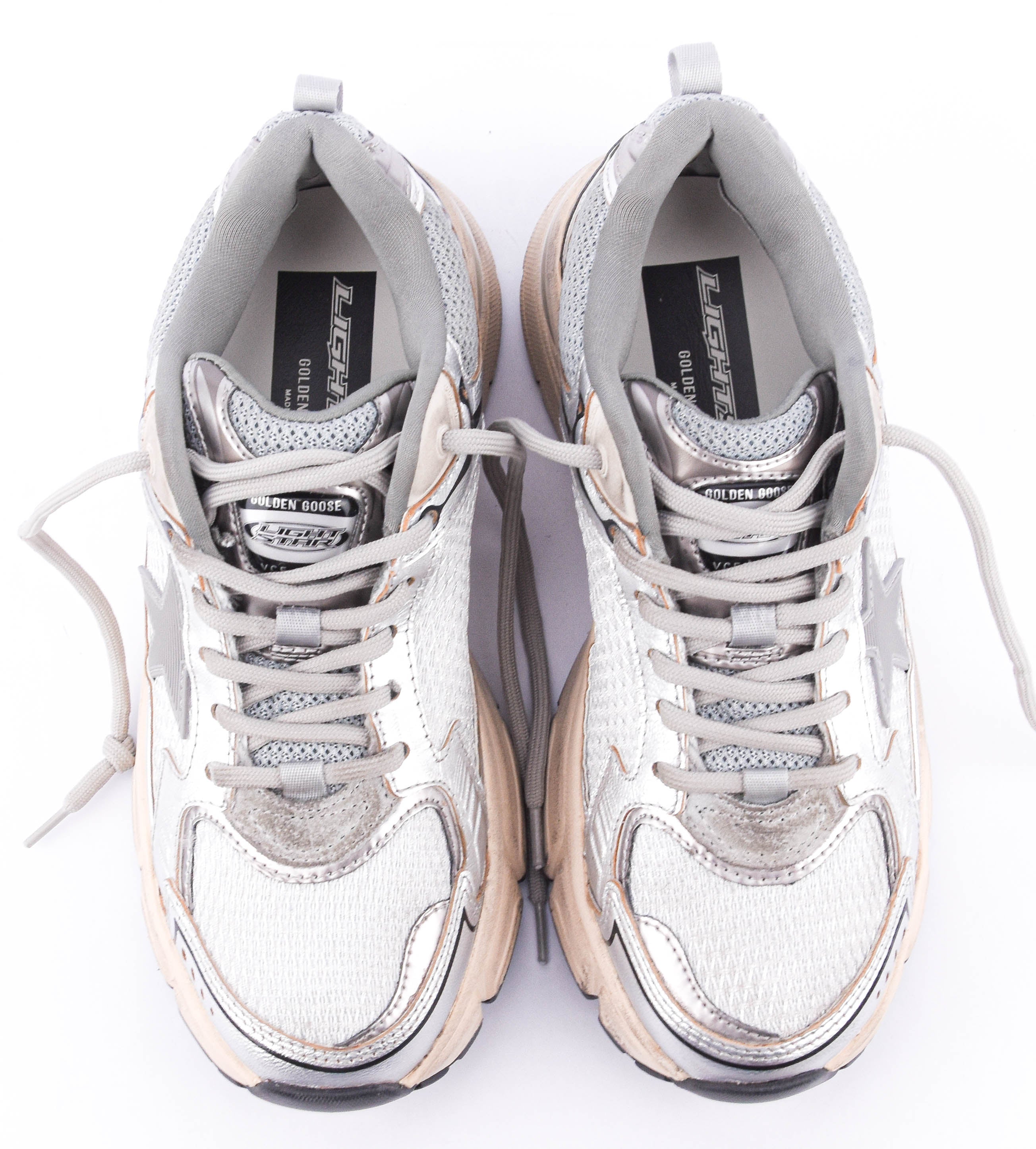 GOLDEN GOOSE LIGHTSTAR GREY/SILVER/Black