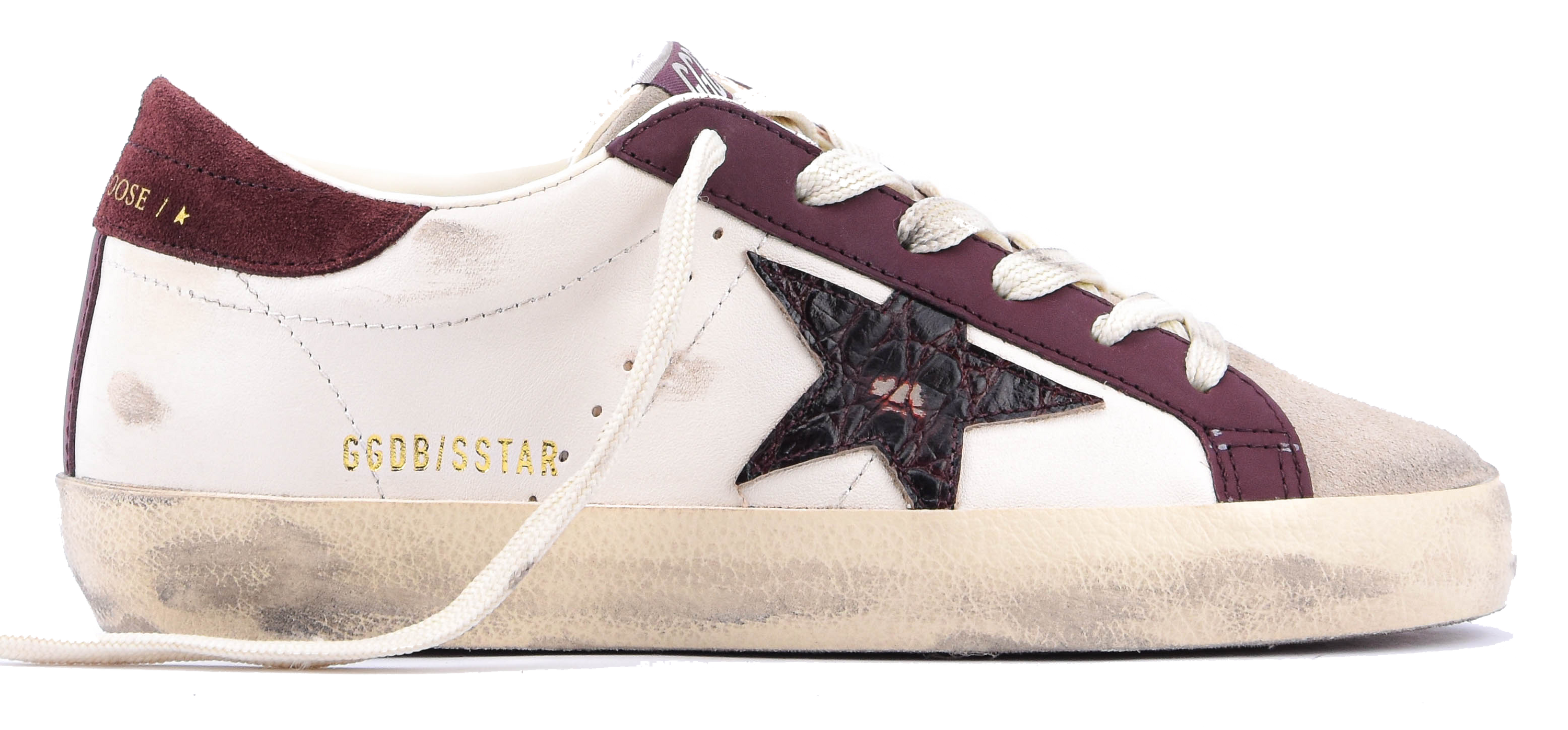 GOLDEN GOOSE SUPERSTAR BUTTER BEIGE Bordeaux