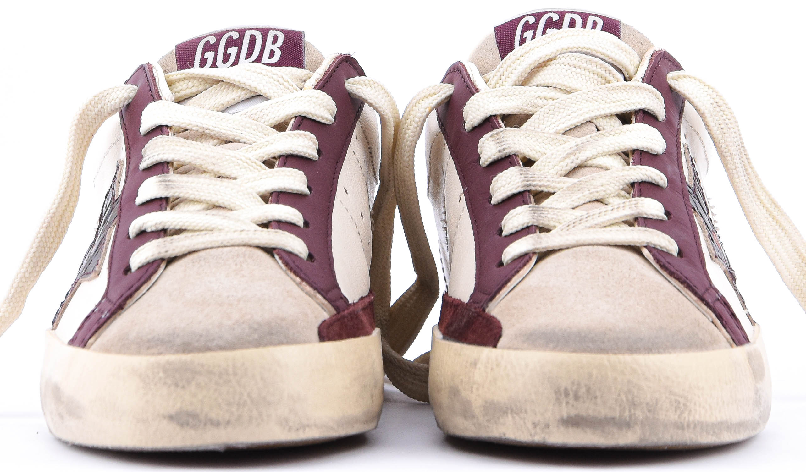 GOLDEN GOOSE SUPERSTAR BUTTER BEIGE Bordeaux