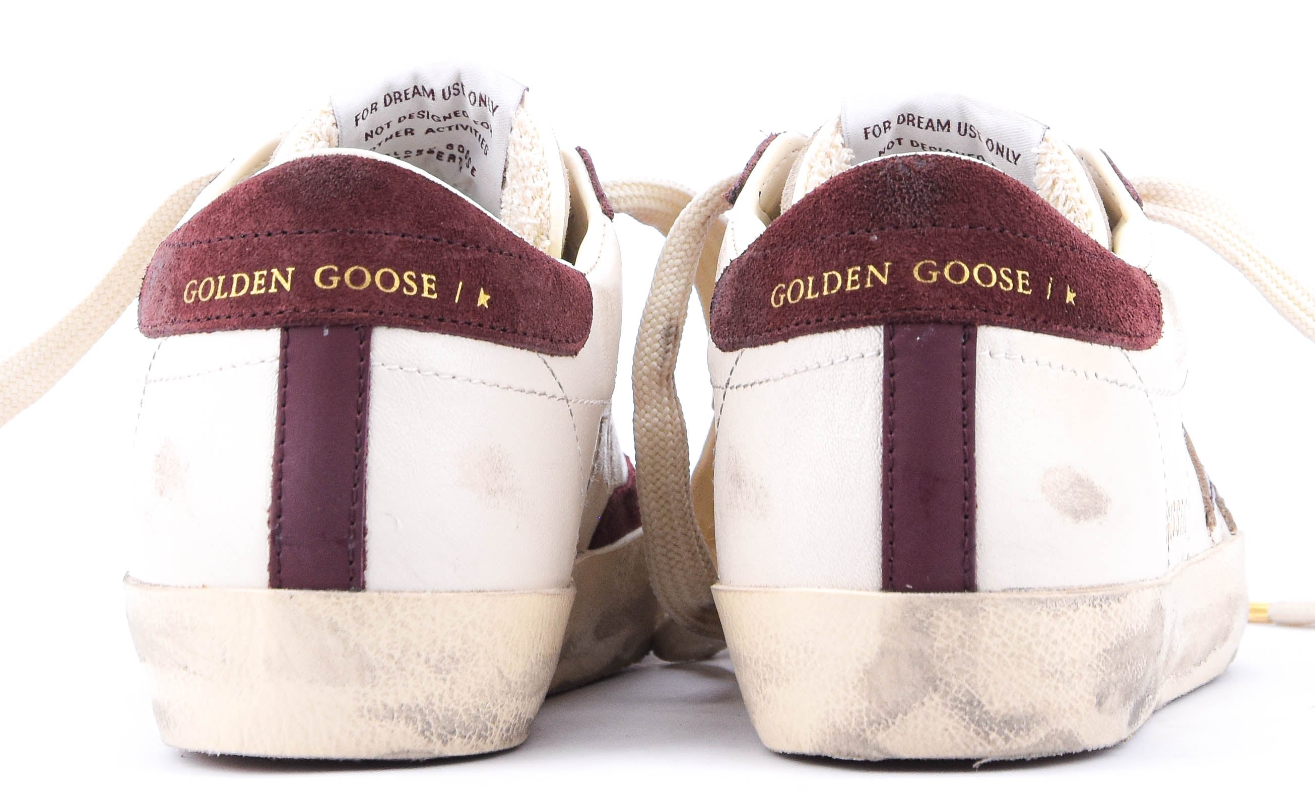 GOLDEN GOOSE SUPERSTAR BUTTER BEIGE Bordeaux