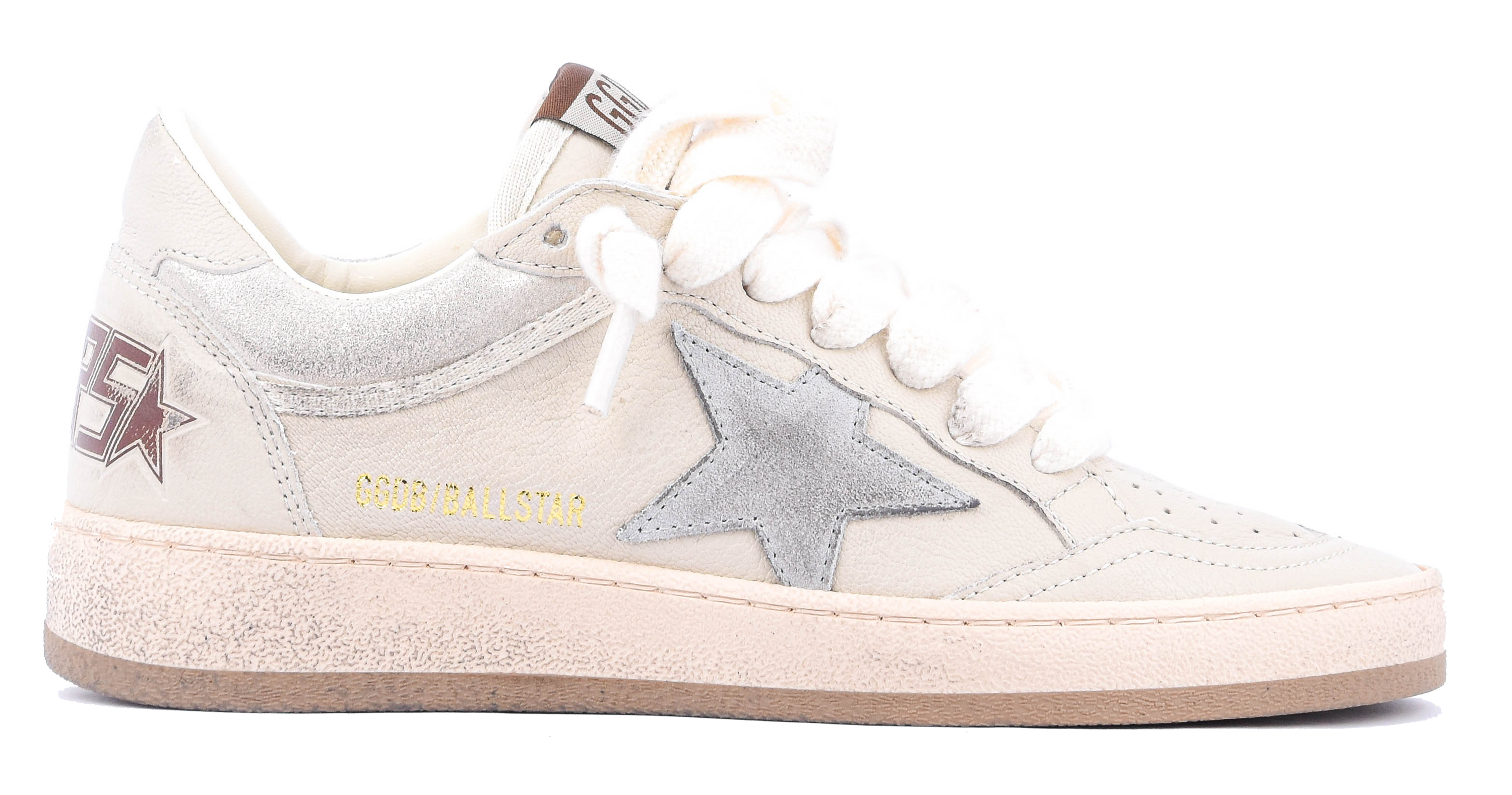 GOLDEN GOOSE BALLSTAR CREAM LIGHT Grey