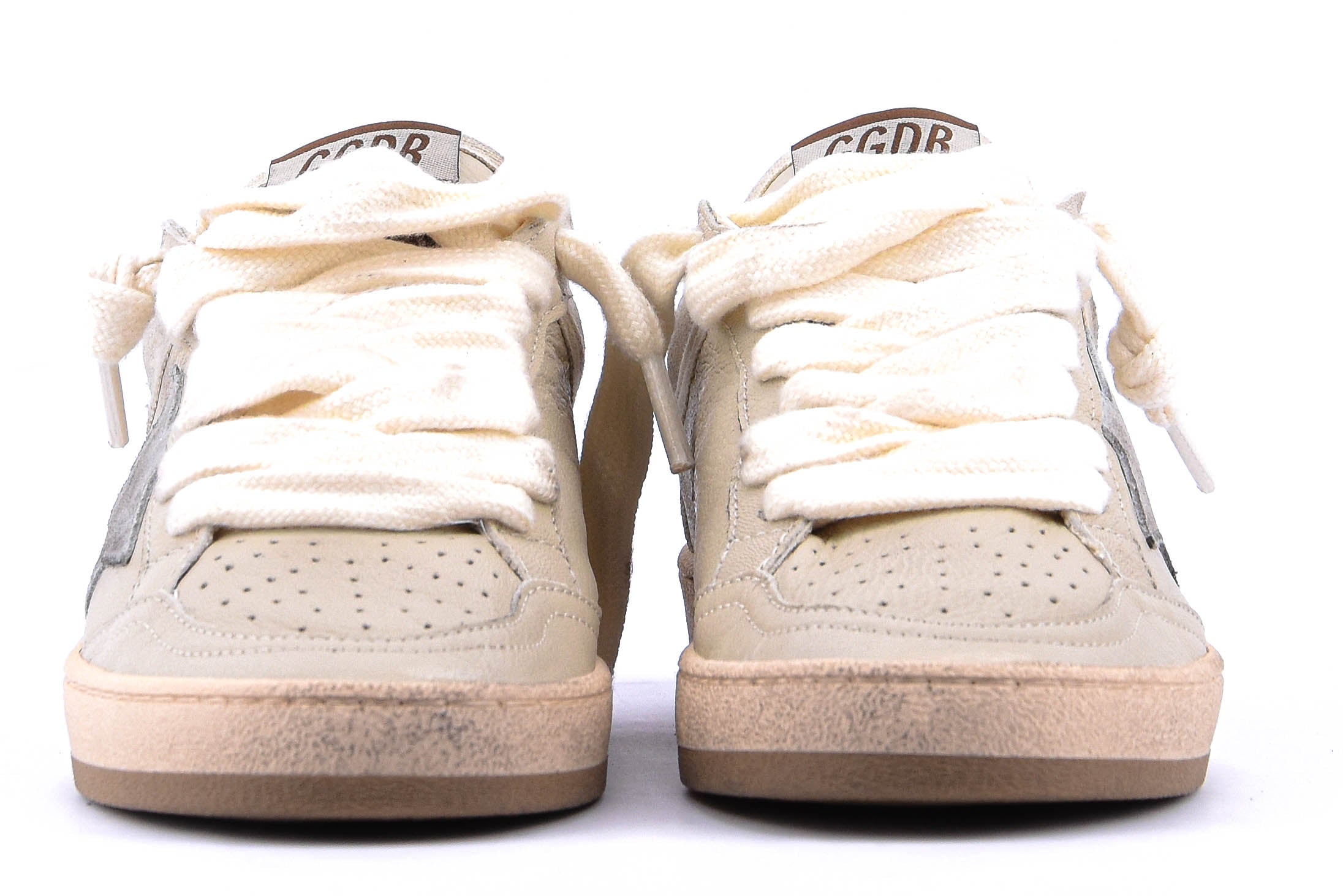GOLDEN GOOSE BALLSTAR CREAM LIGHT Grey