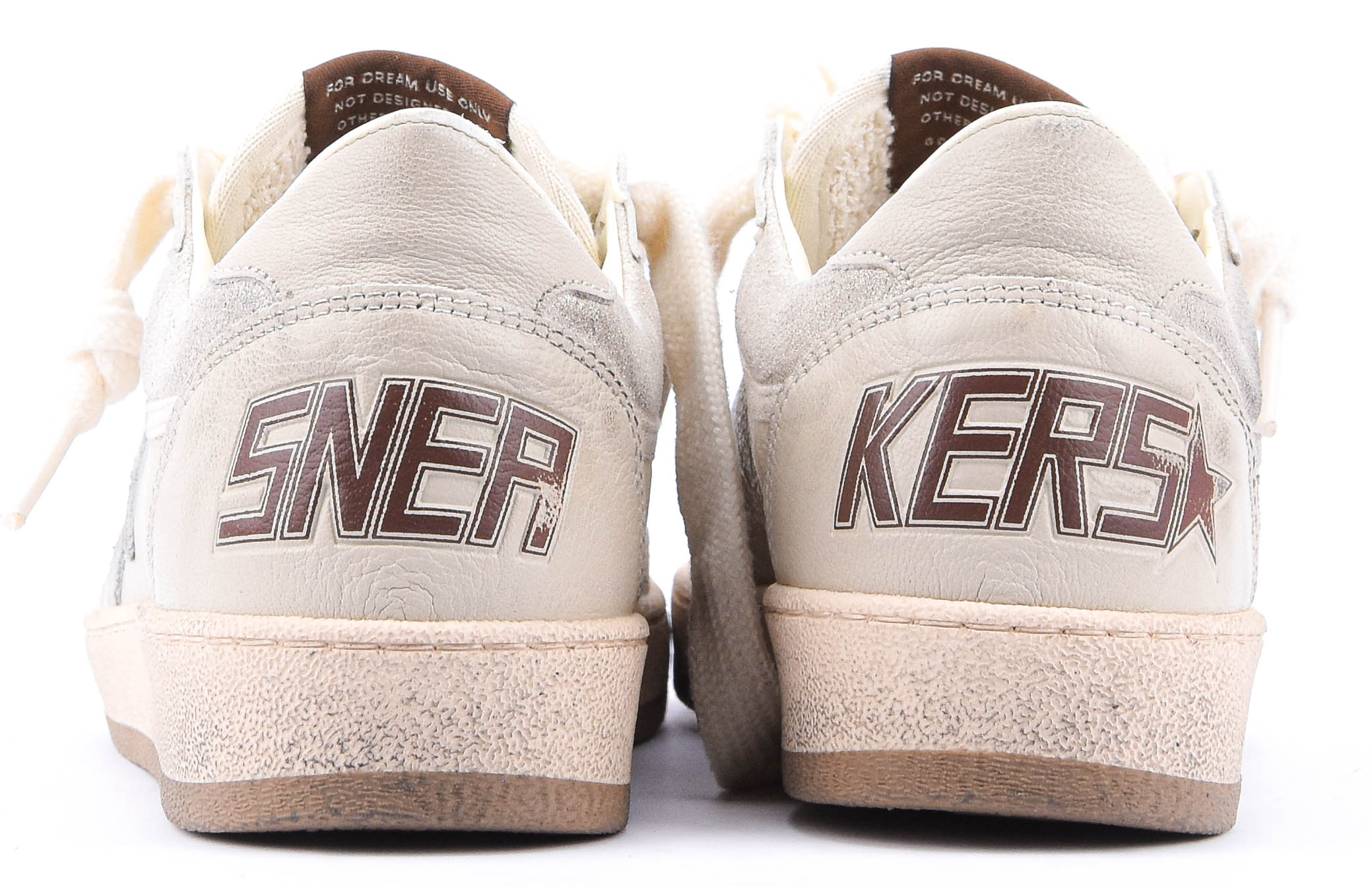 GOLDEN GOOSE BALLSTAR CREAM LIGHT Grey