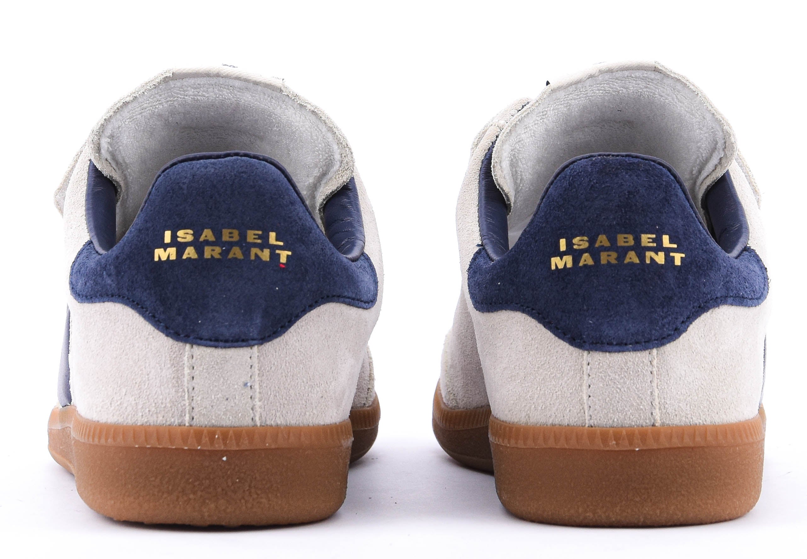 ISABEL MARANT BETH SNEAKER ECRU DARK BLUE