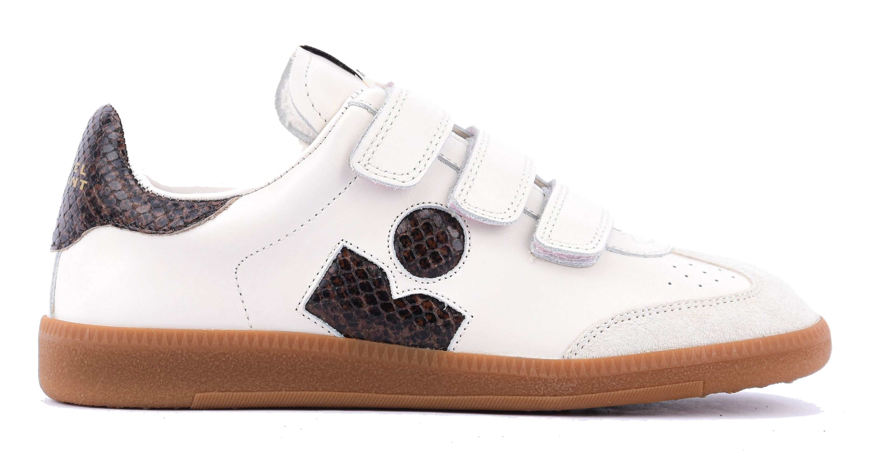 ISABEL MARANT BETH SNEAKER CHALK MOCHA