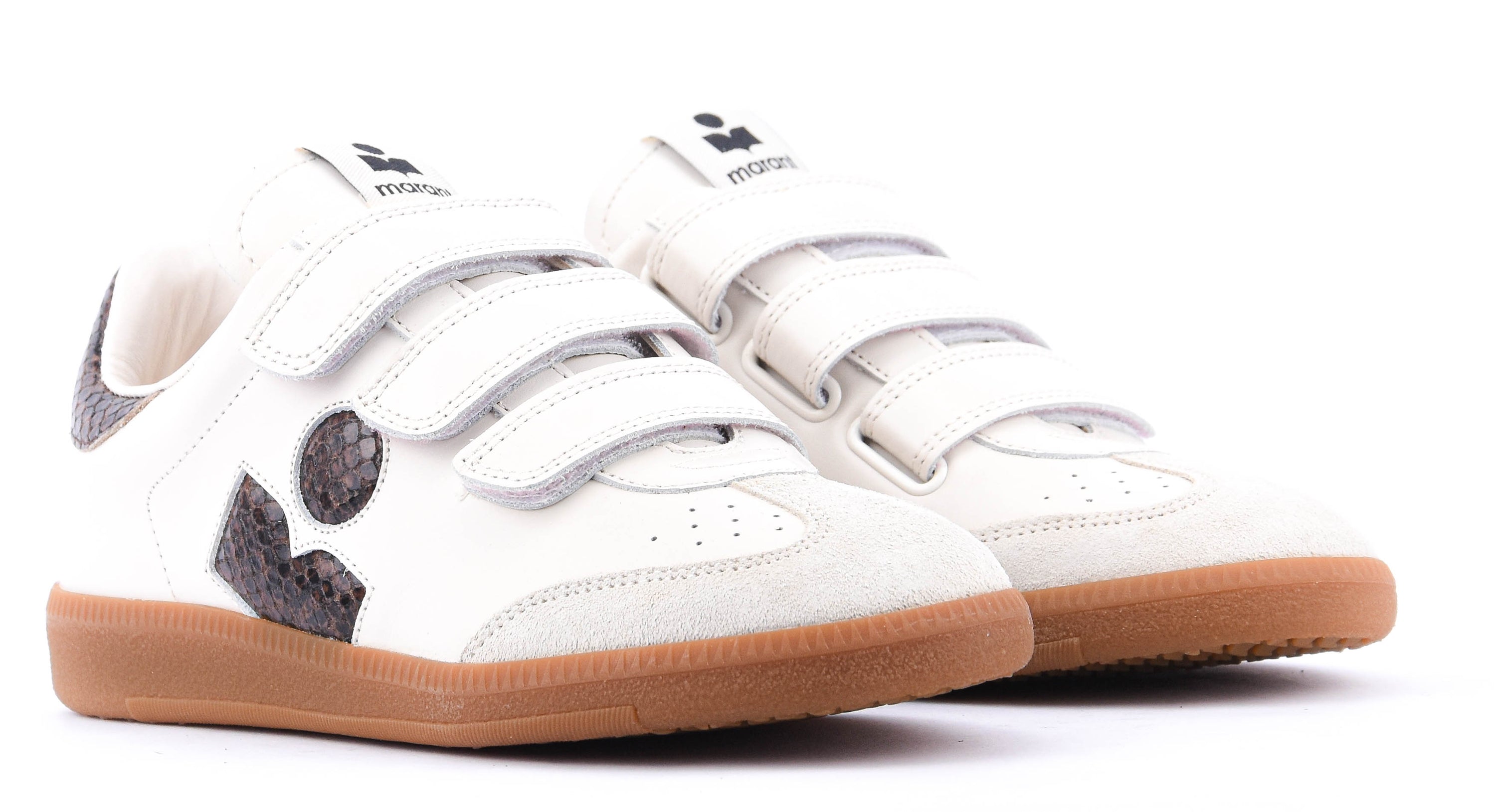 ISABEL MARANT BETH SNEAKER CHALK MOCHA