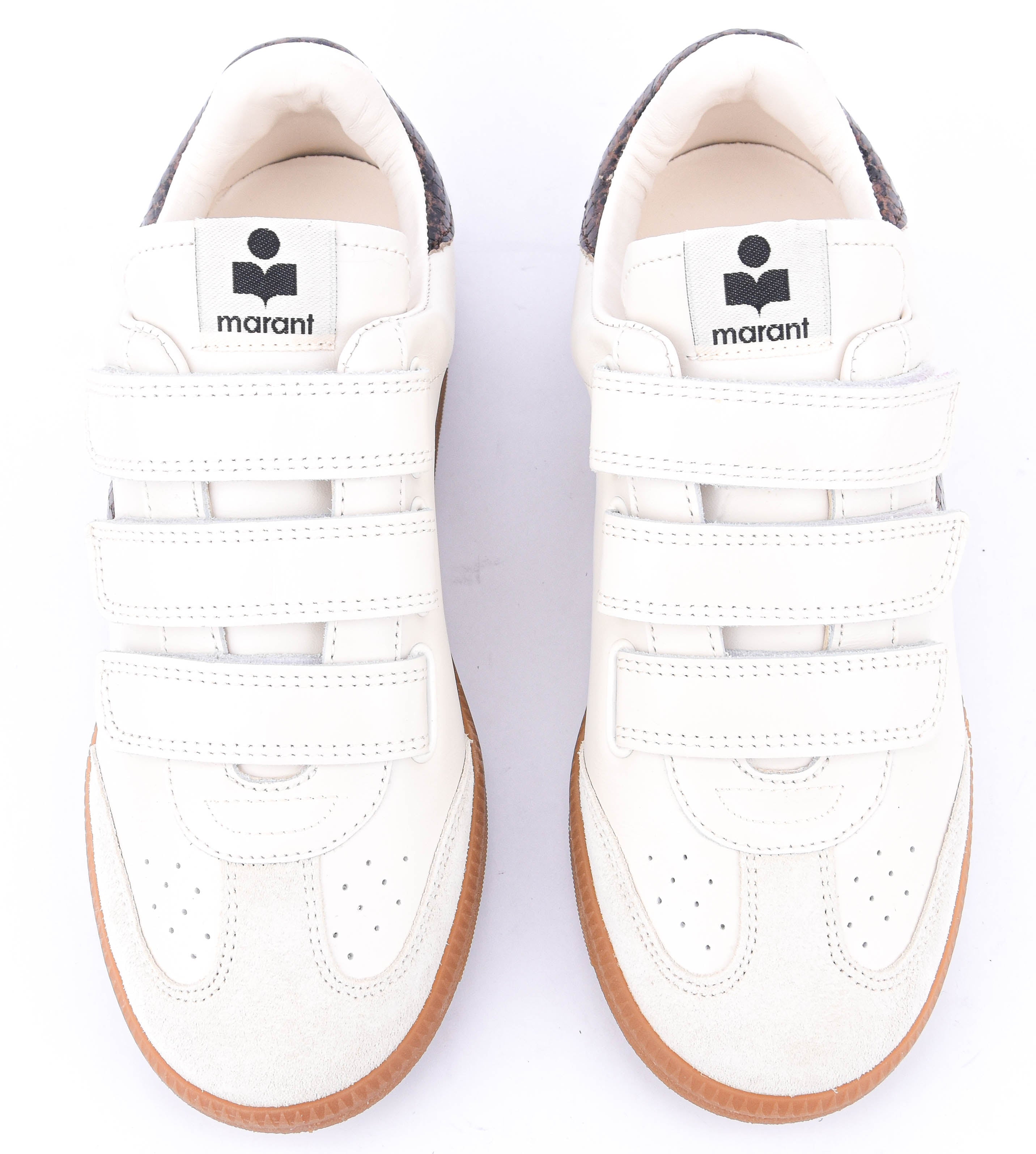 ISABEL MARANT BETH SNEAKER CHALK MOCHA