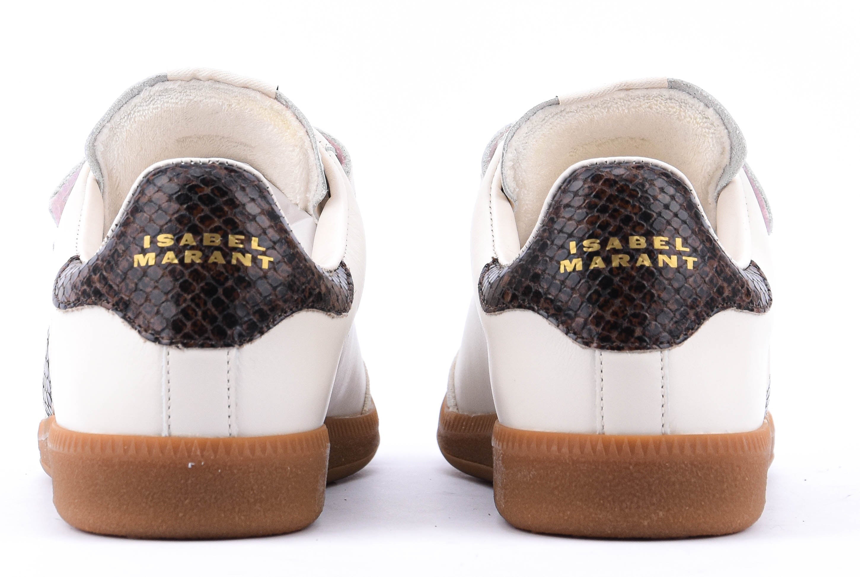 ISABEL MARANT BETH SNEAKER CHALK MOCHA