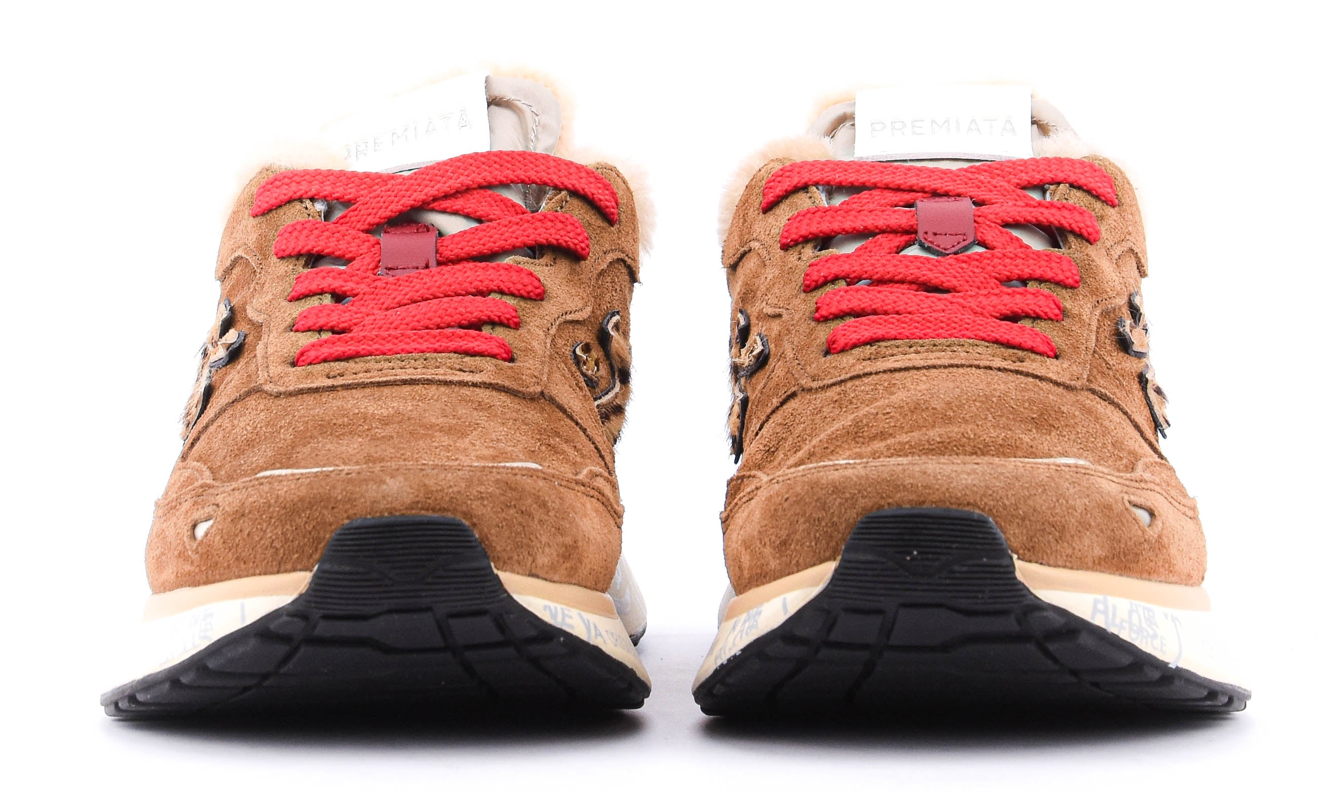 PREMIATA LAURYN SNEAKER COGNAC WOOL