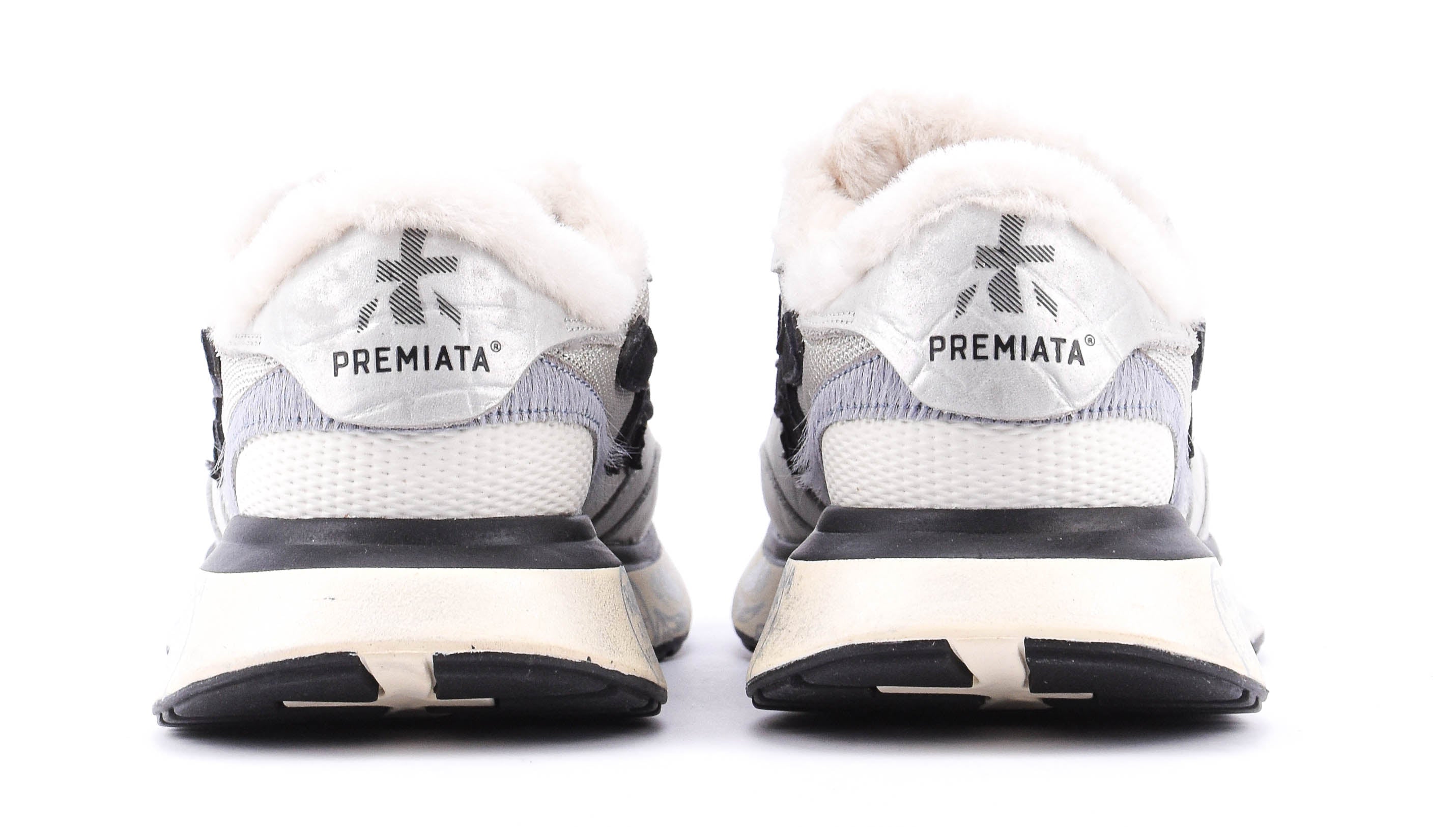 PREMIATA LAURYN SNEAKER GREY SHEARLING