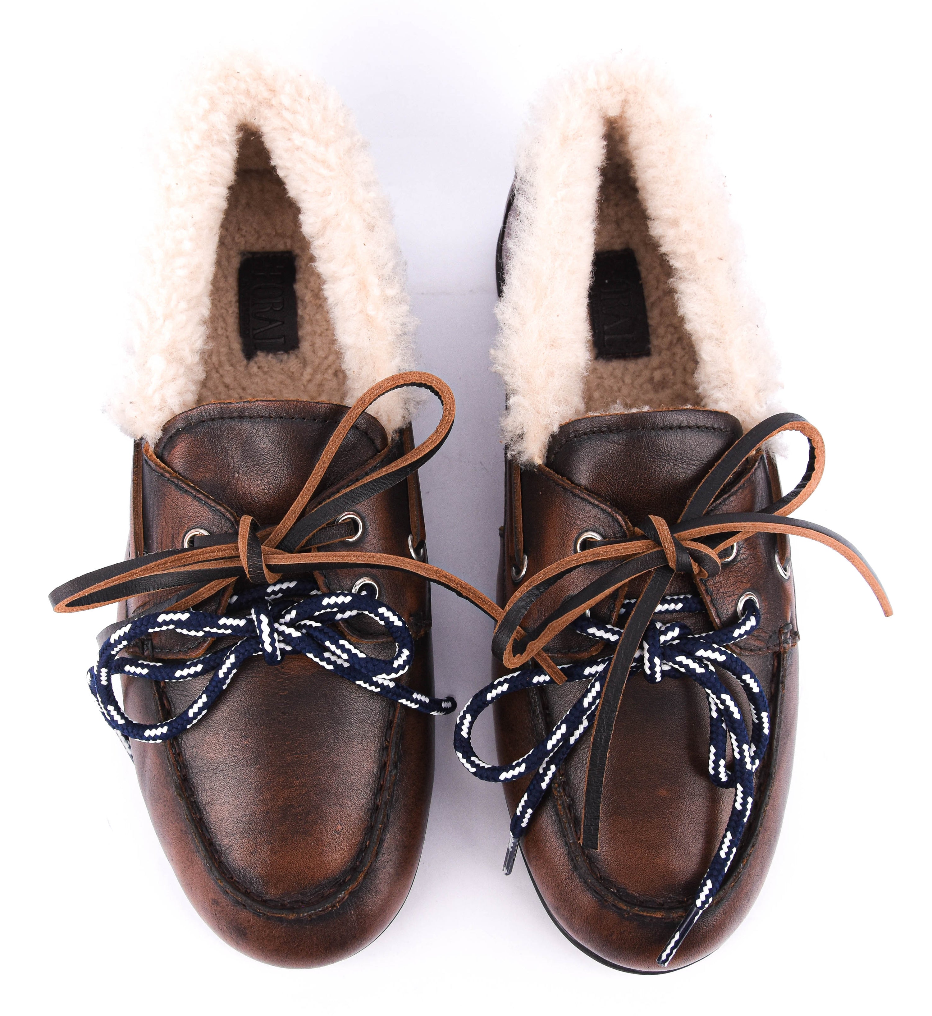 TORAL HOMBRE BOAT LOAFER WINTER COGNAC