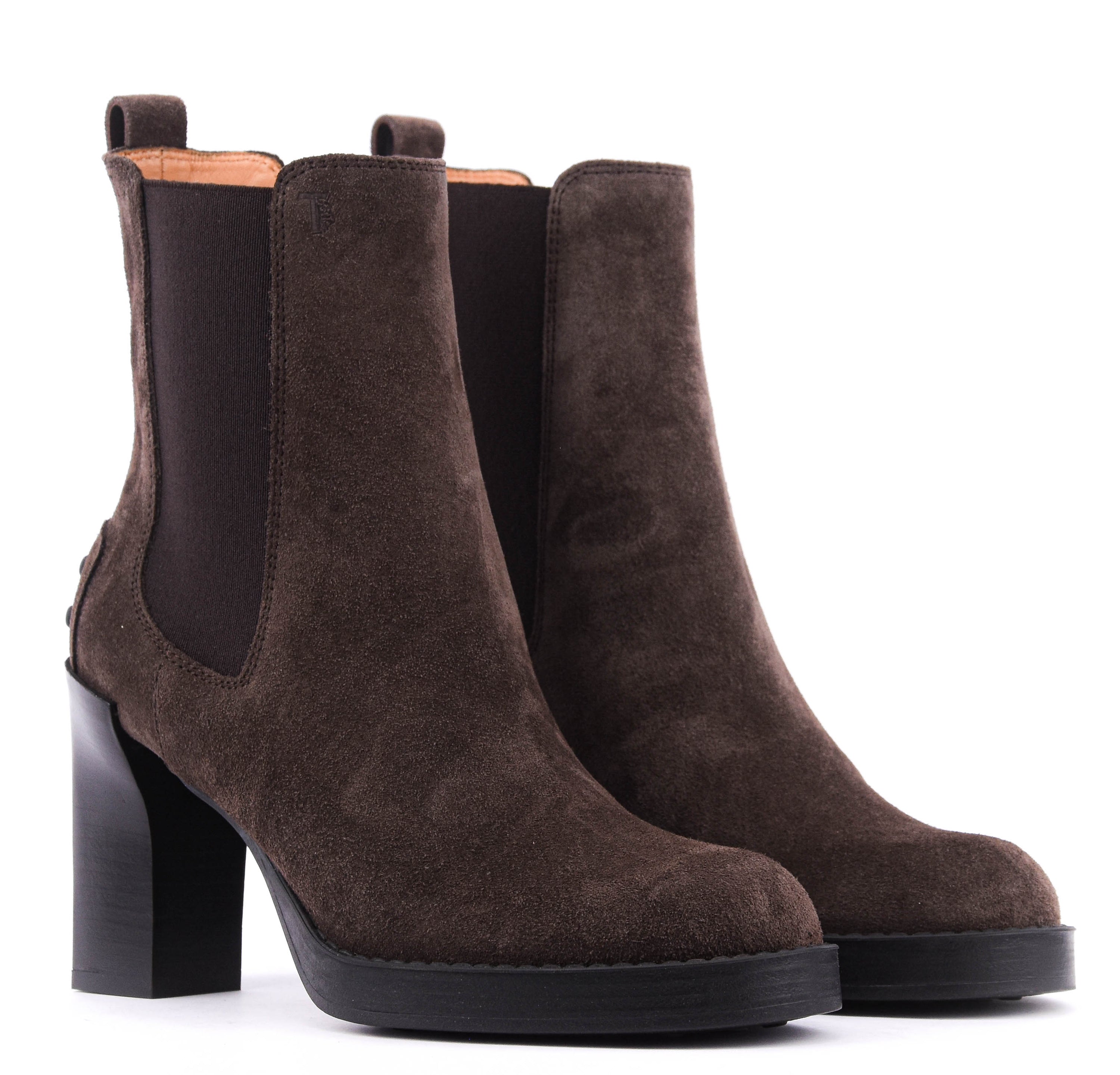 TOD'S BOOTIE CHELSEA BROWN