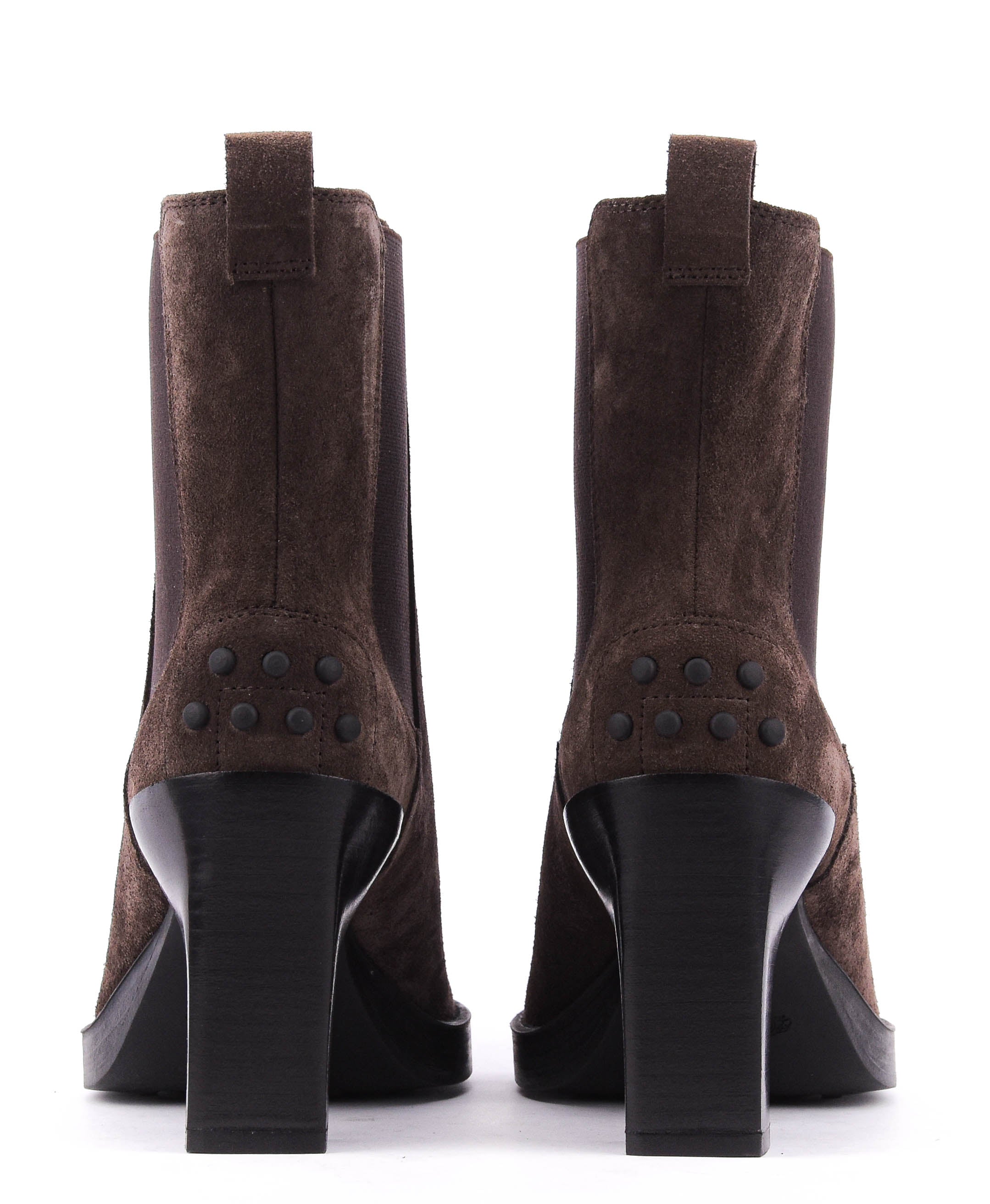 TOD'S BOOTIE CHELSEA BROWN