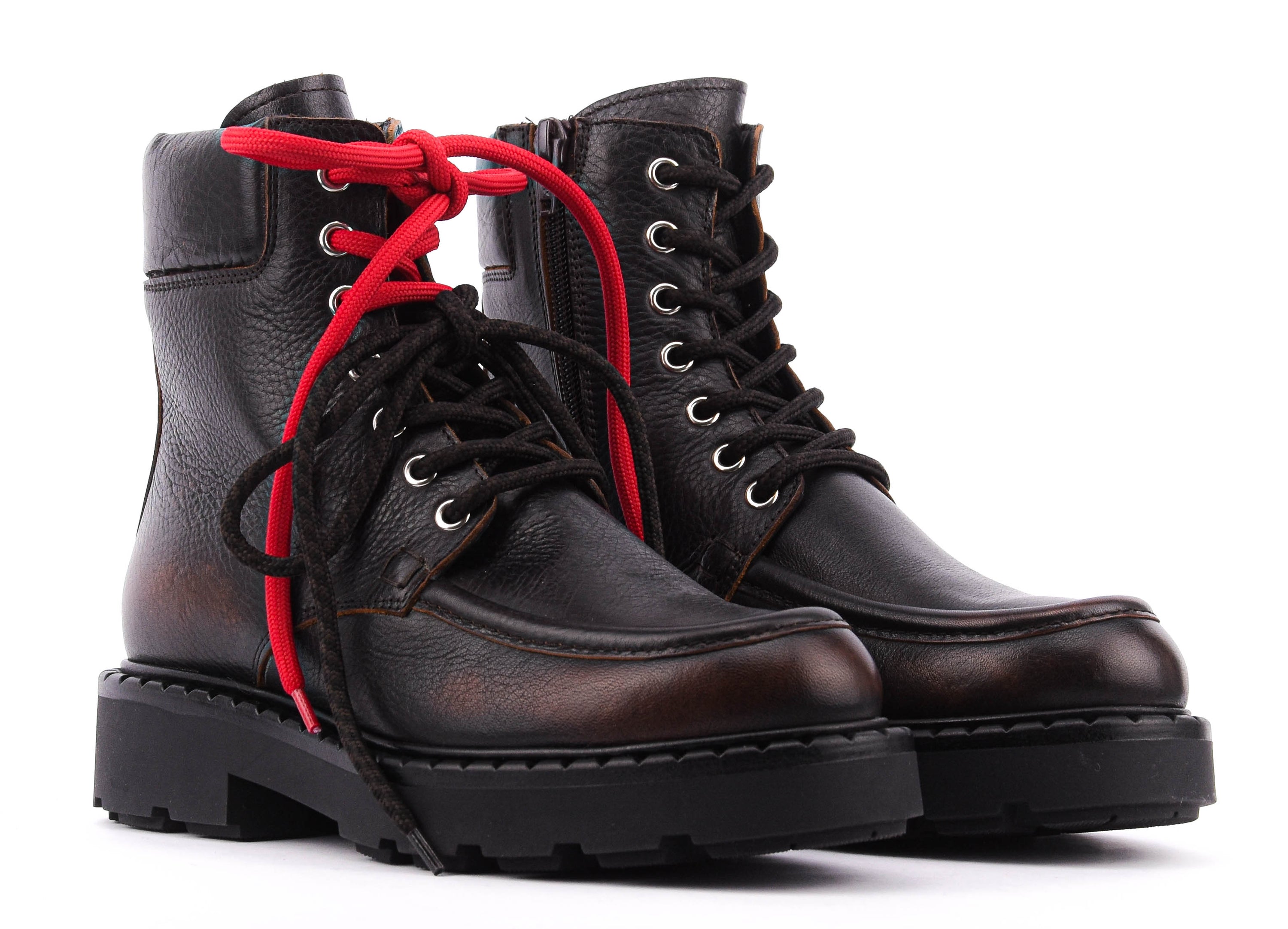 PAUL WARMER SANKT MORITZ  LACE UP BOOT BROWN