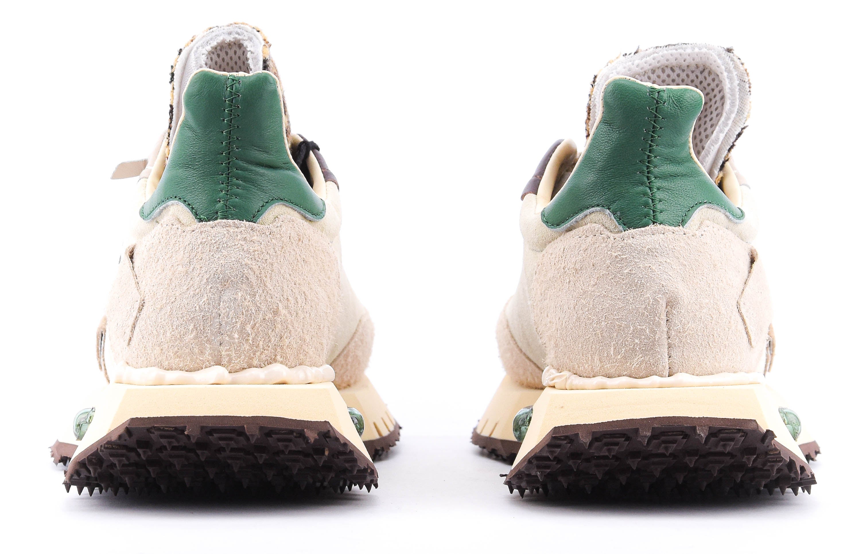 BEPOSITIVE RACE SNEAKER BEIGE GREEN