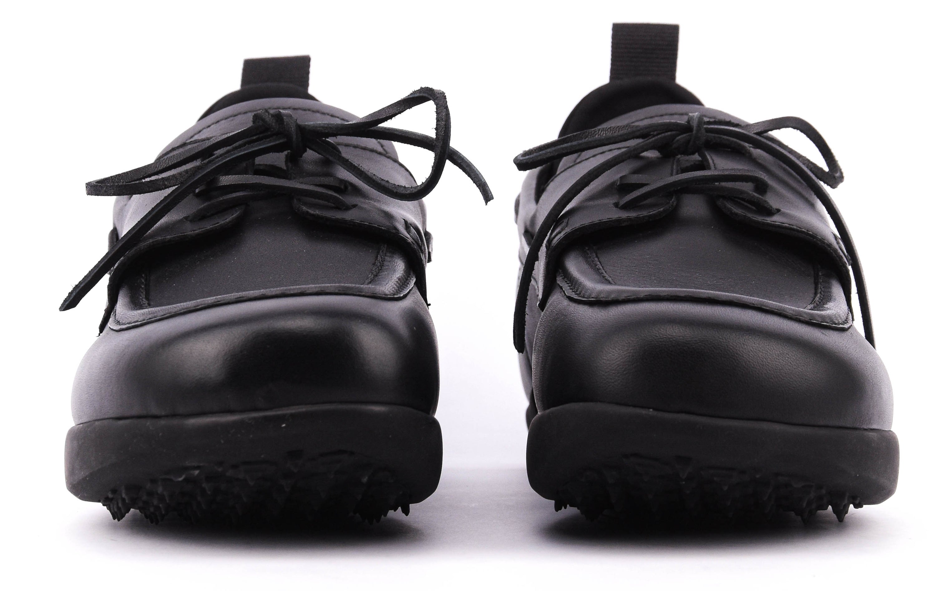 BEPOSITIVE STRIDE SHOE MAN BLACK LEATHER