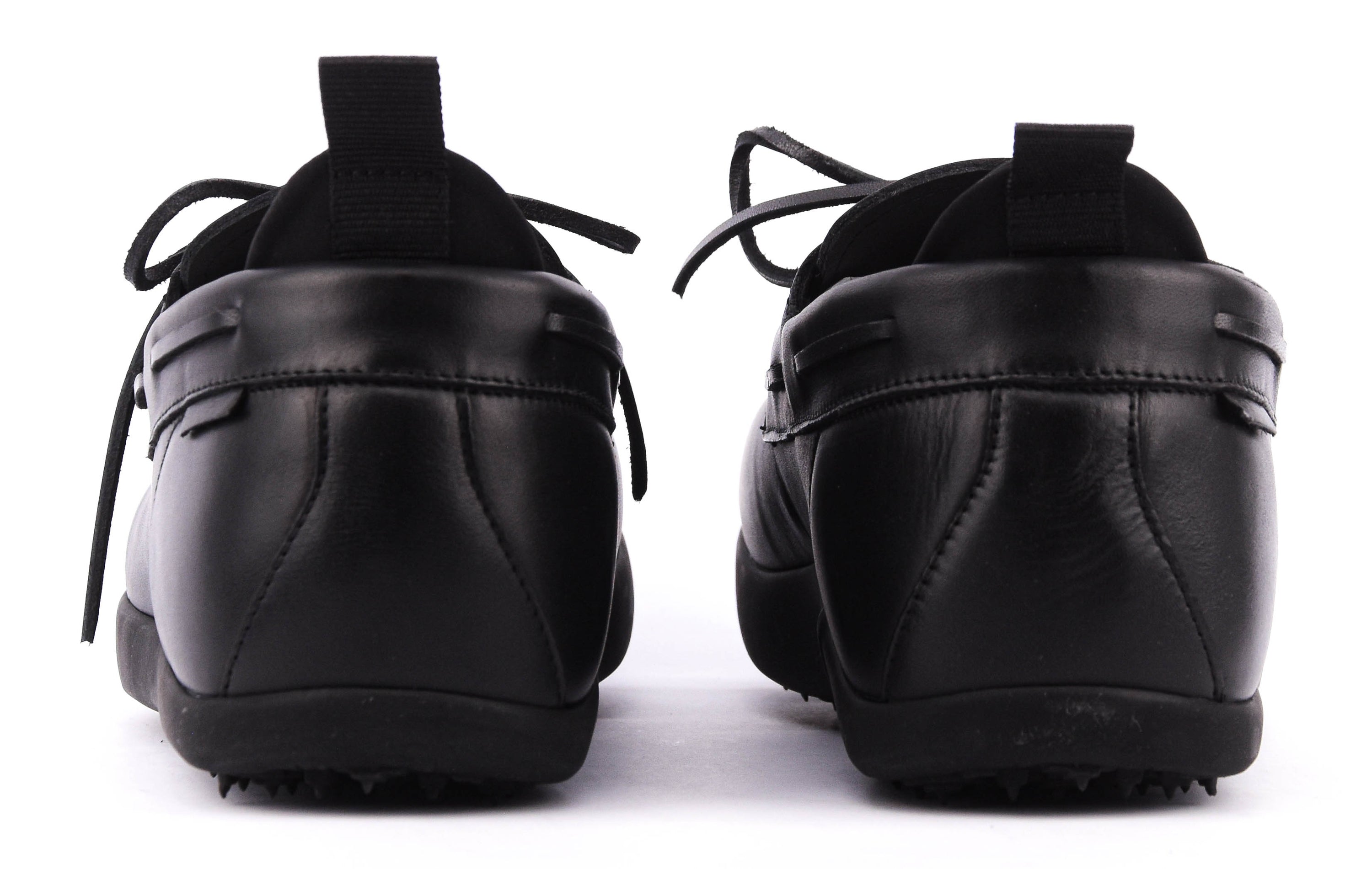 BEPOSITIVE STRIDE SHOE MAN BLACK LEATHER