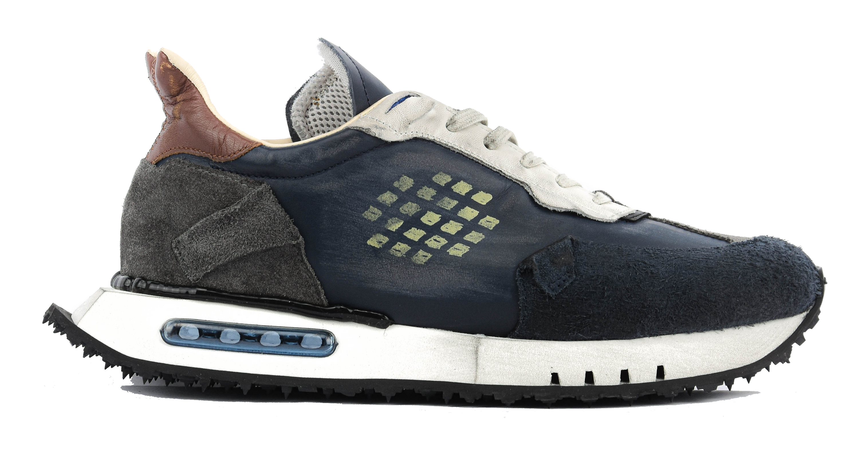 BEPOSITIVE RACE SNEAKER navy