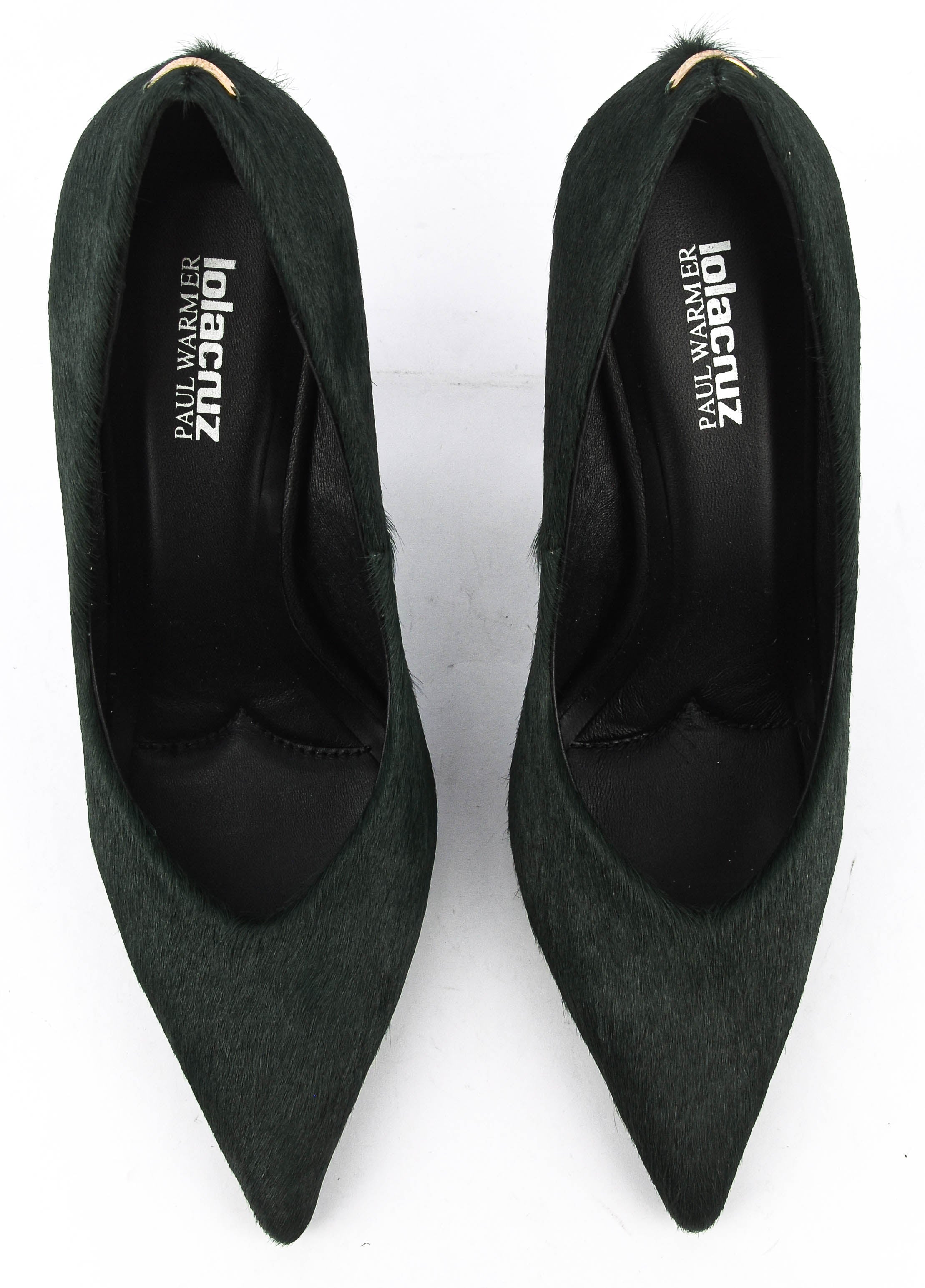 LOLA CRUZ EUGENIA PUMPS 95 ROYAL GREEN