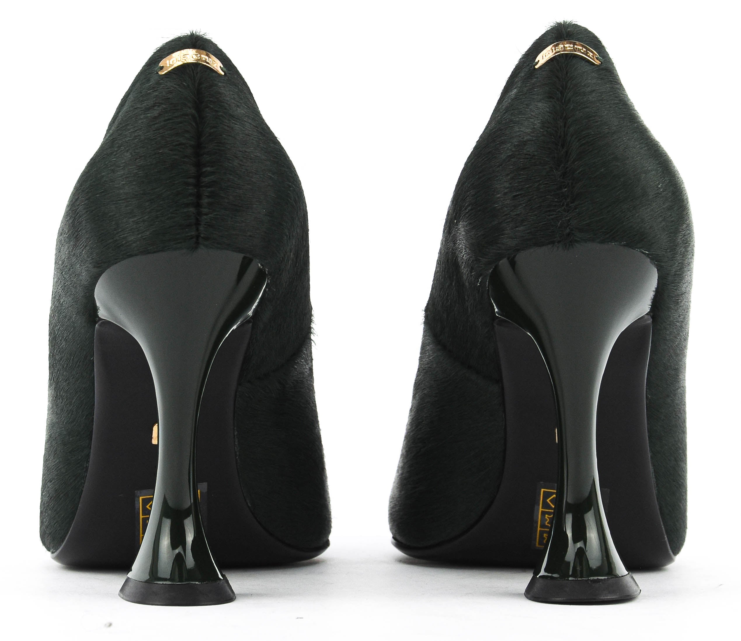 LOLA CRUZ EUGENIA PUMPS 95 ROYAL GREEN