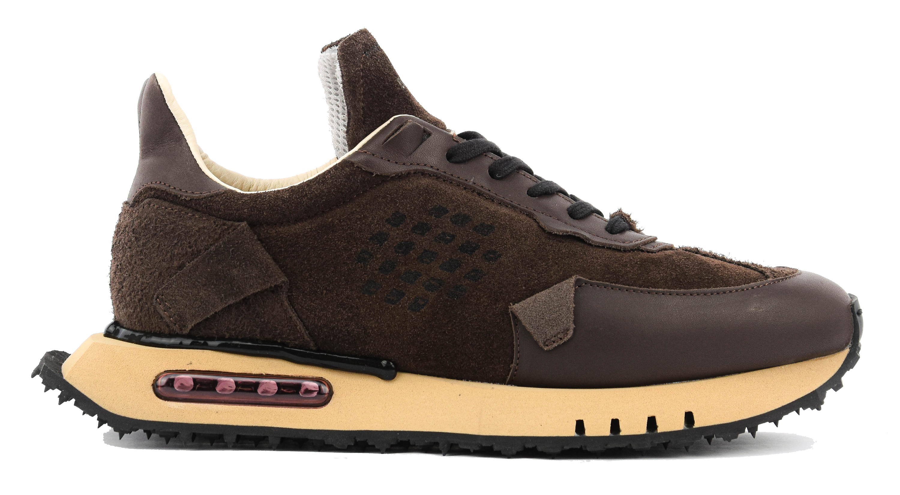 BEPOSITIVE RACE SNEAKER brown