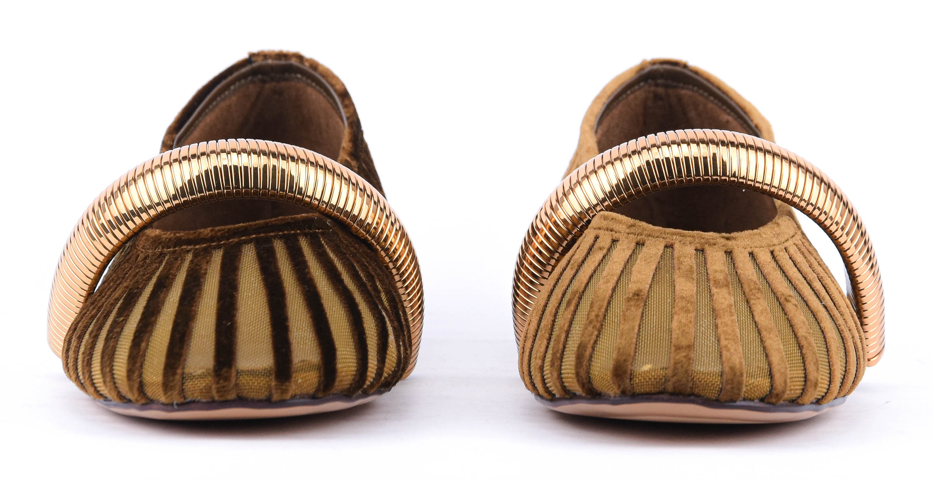 LOLA CRUZ ALEXA FLATS OCHRE