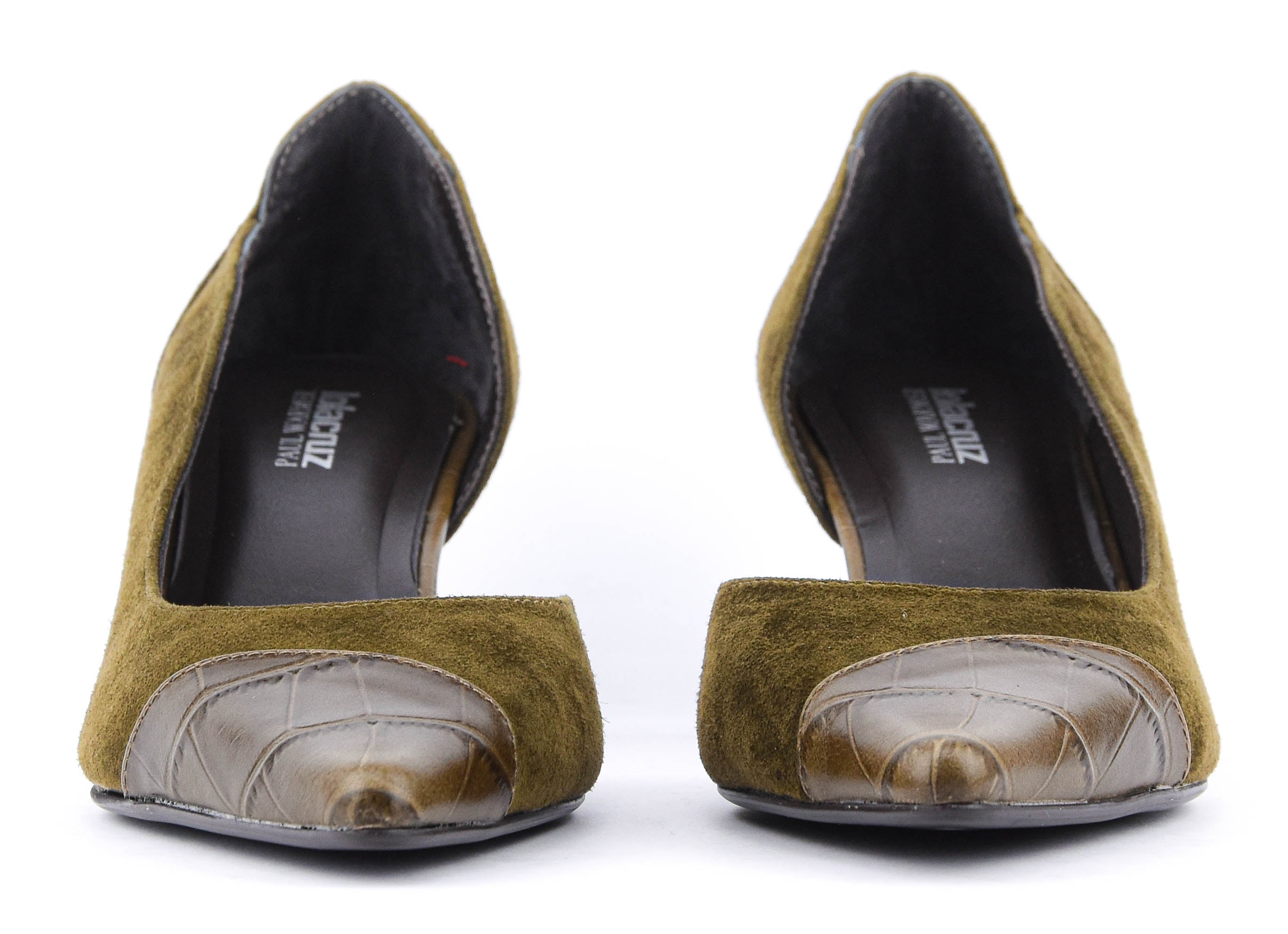 LOLA CRUZ ELLE PUMPS MILTARY