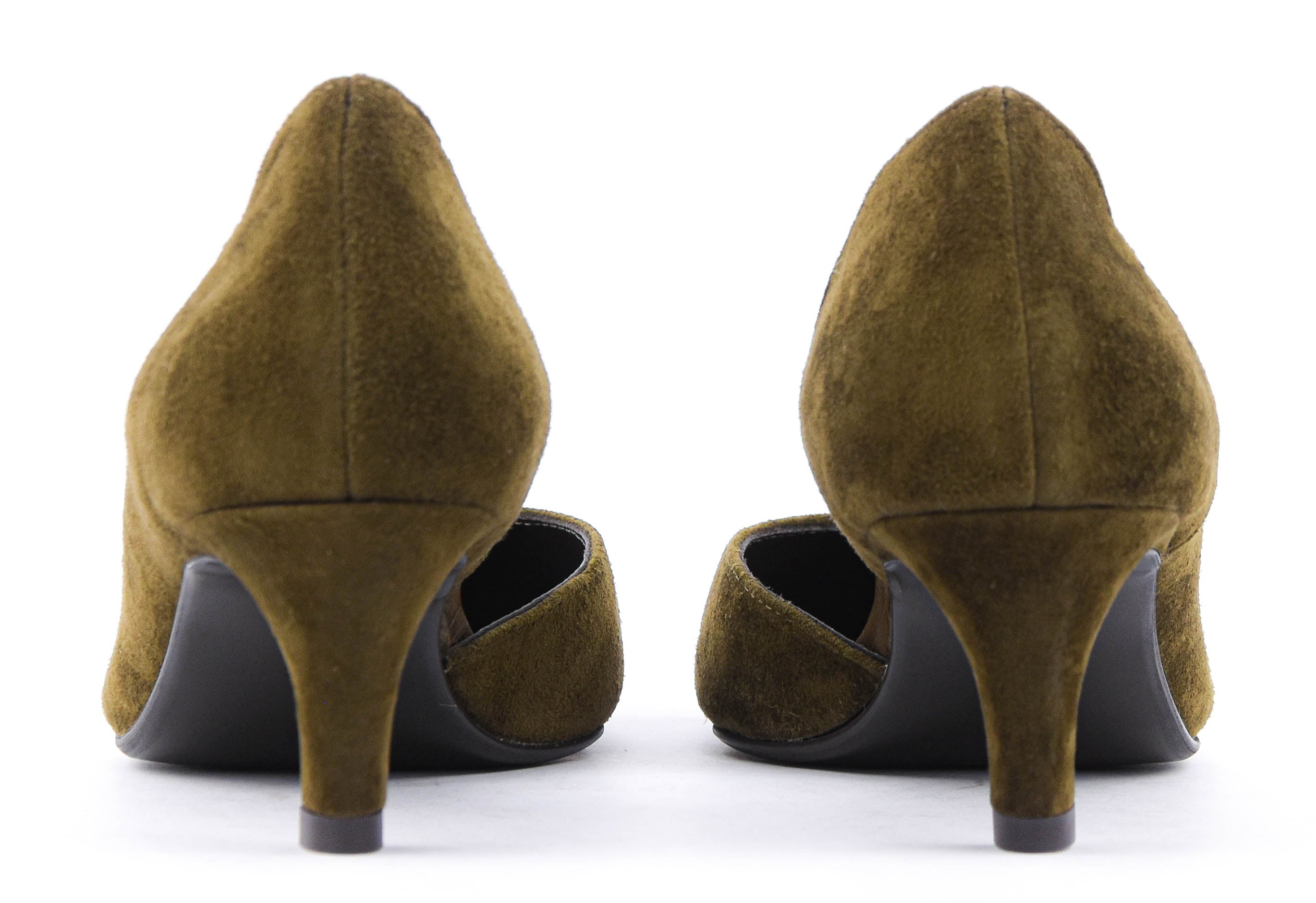 LOLA CRUZ ELLE PUMPS MILTARY