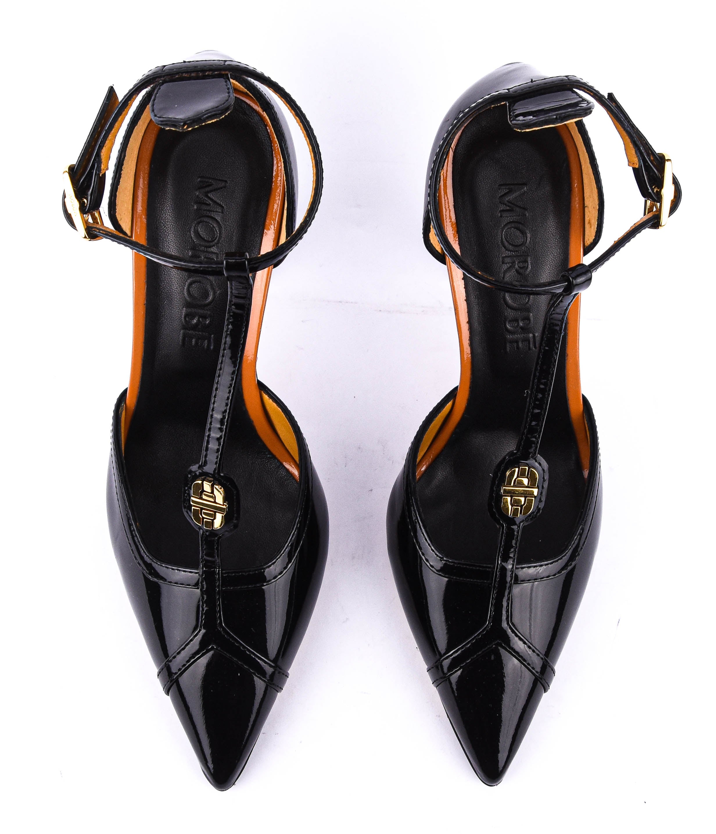 MOROBE MADISON T-BAR PUMP BLACK