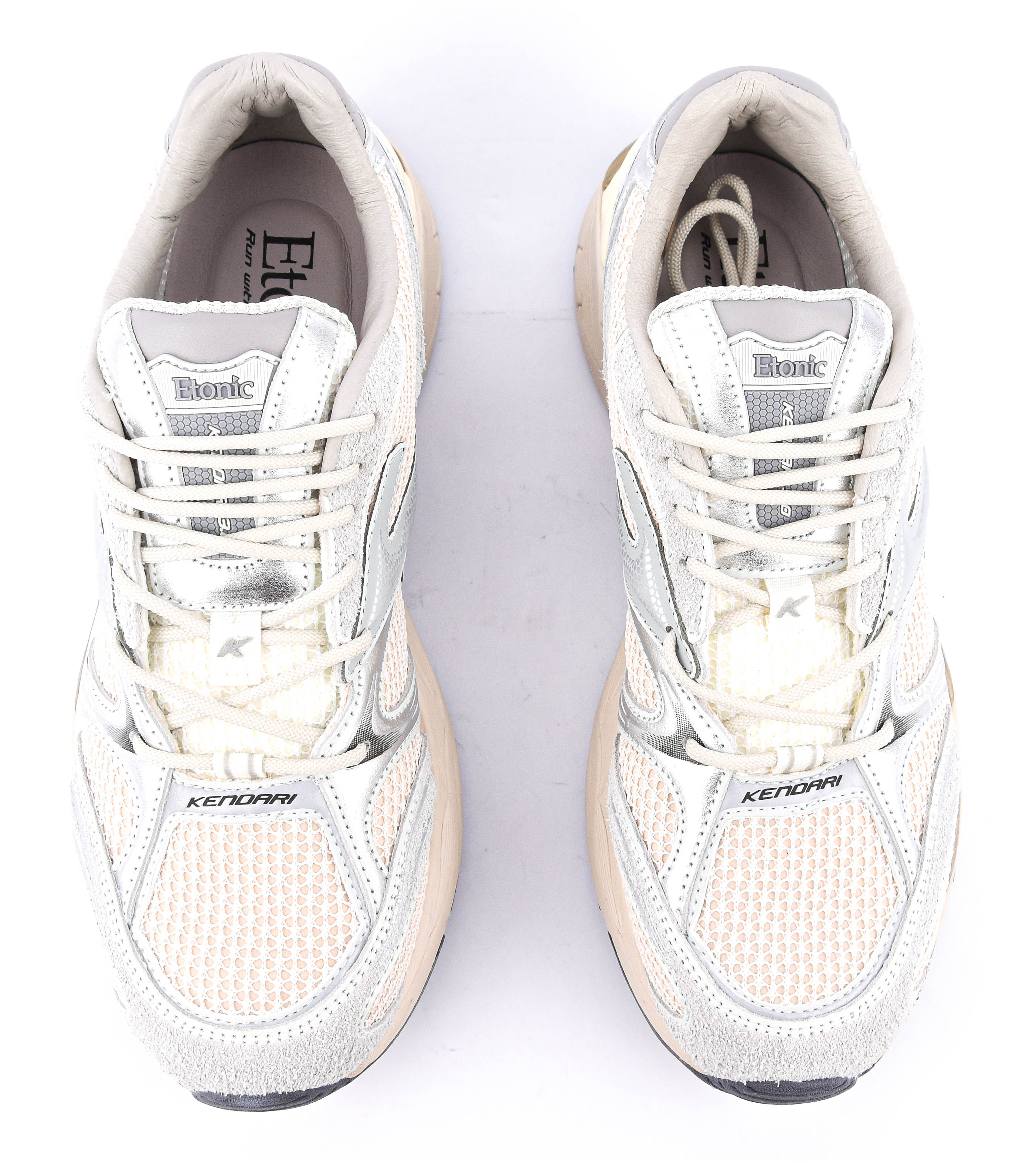 ETONIC KENDARI SNEAKER MAN OFFWHITE/SILVER