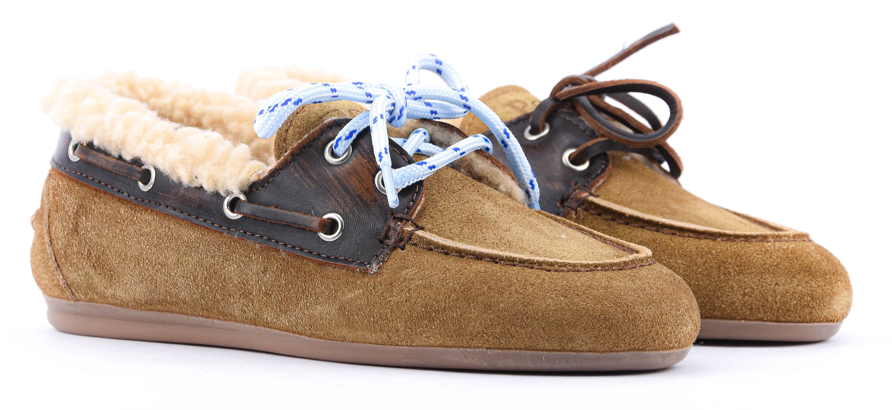 POSA BOAT LOAFER BRUSHED SUEDE COFFEE CARAMEL
