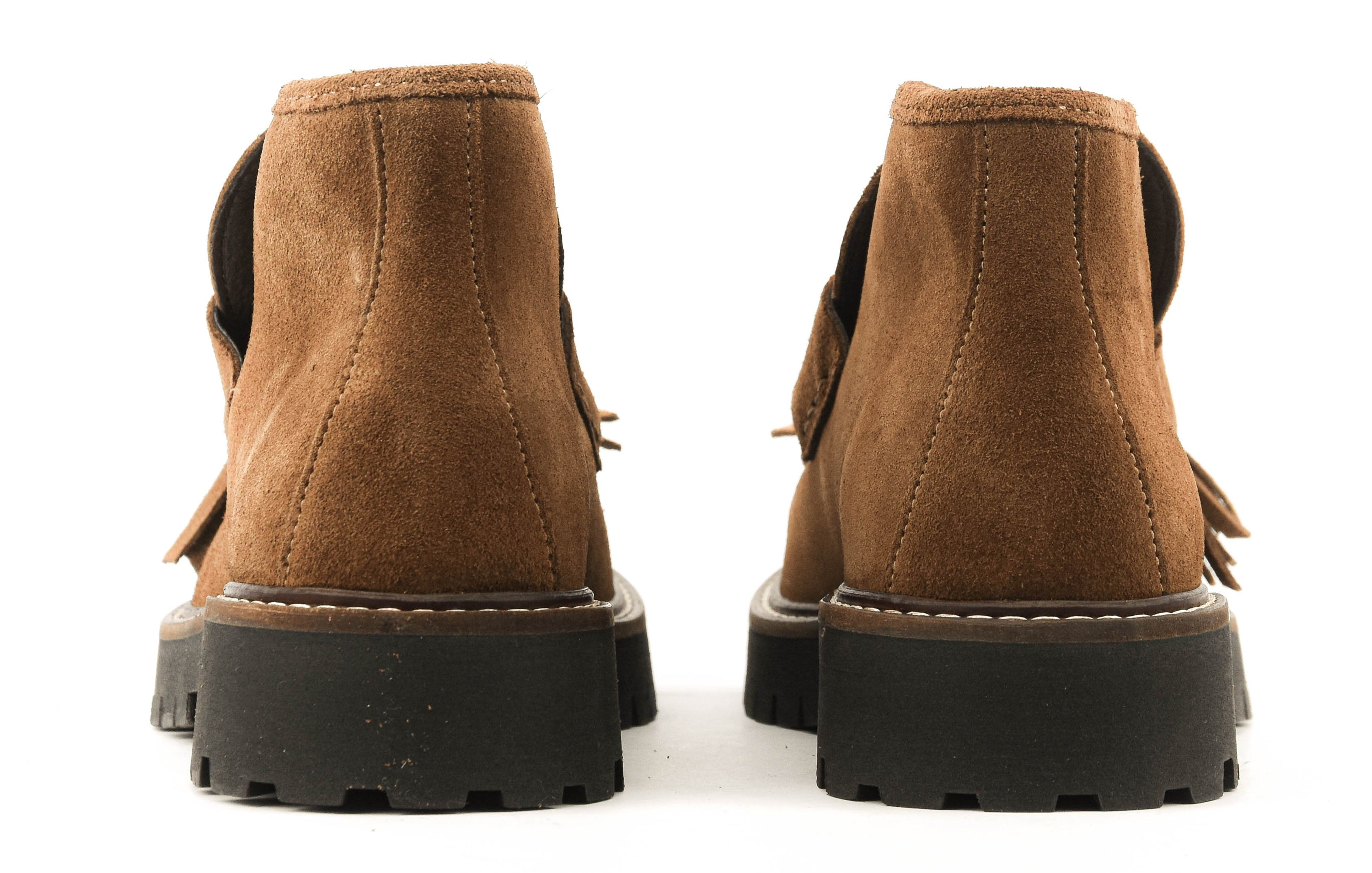 POSA AOSTA BOOTIE TASSEL TABACCO