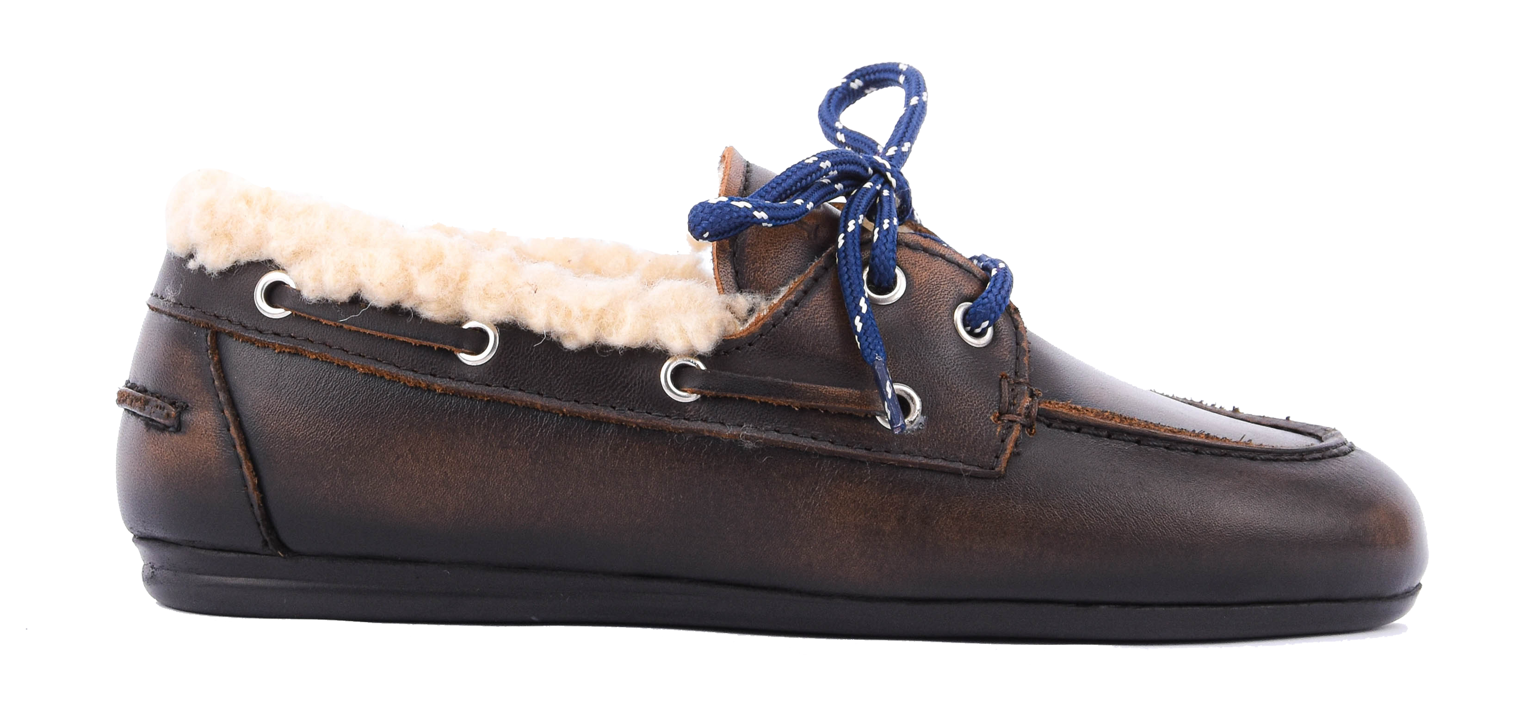 POSA BOAT LOAFER FUR COFFEE