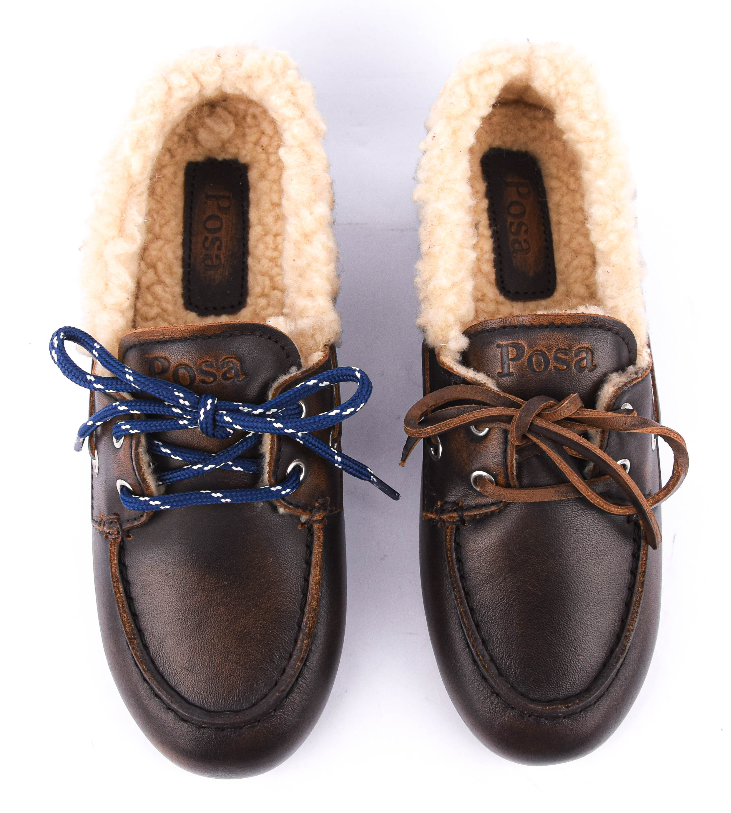 POSA BOAT LOAFER FUR COFFEE