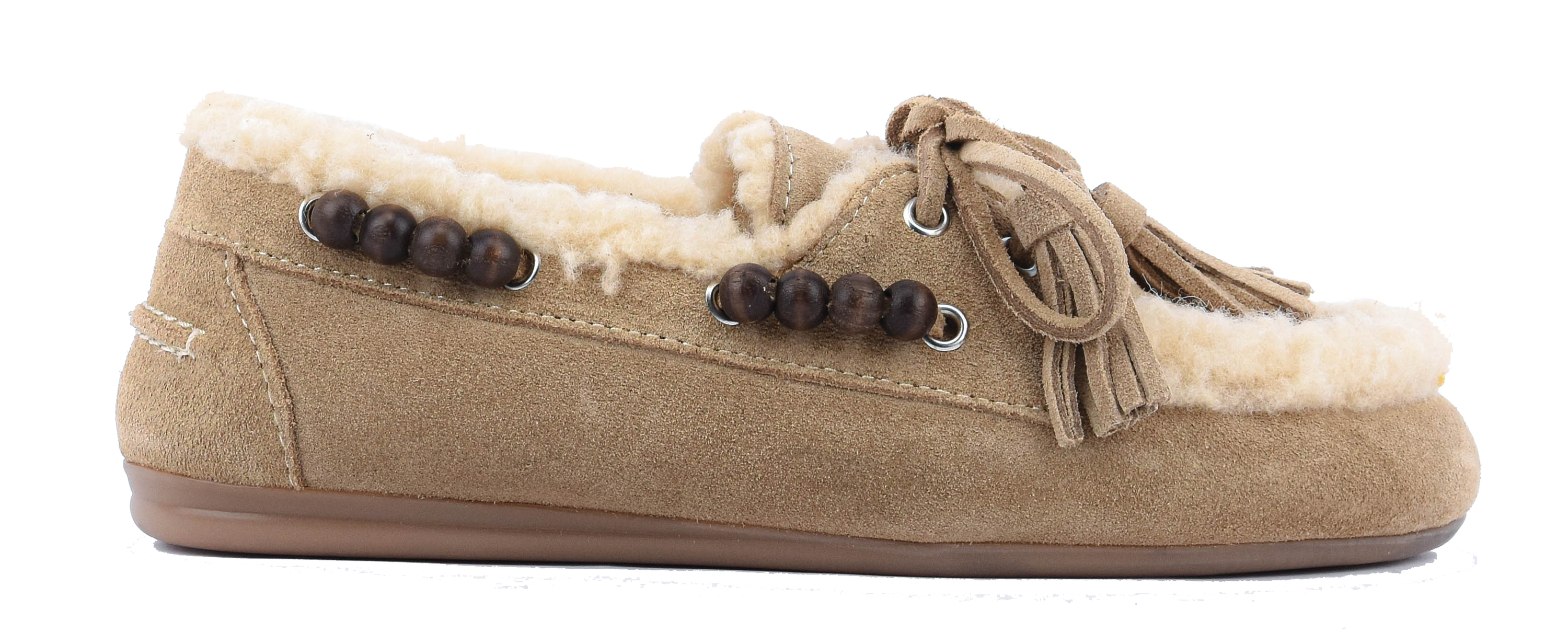 POSA BOAT LOAFER COLORADO LIGHT TAUPE suede