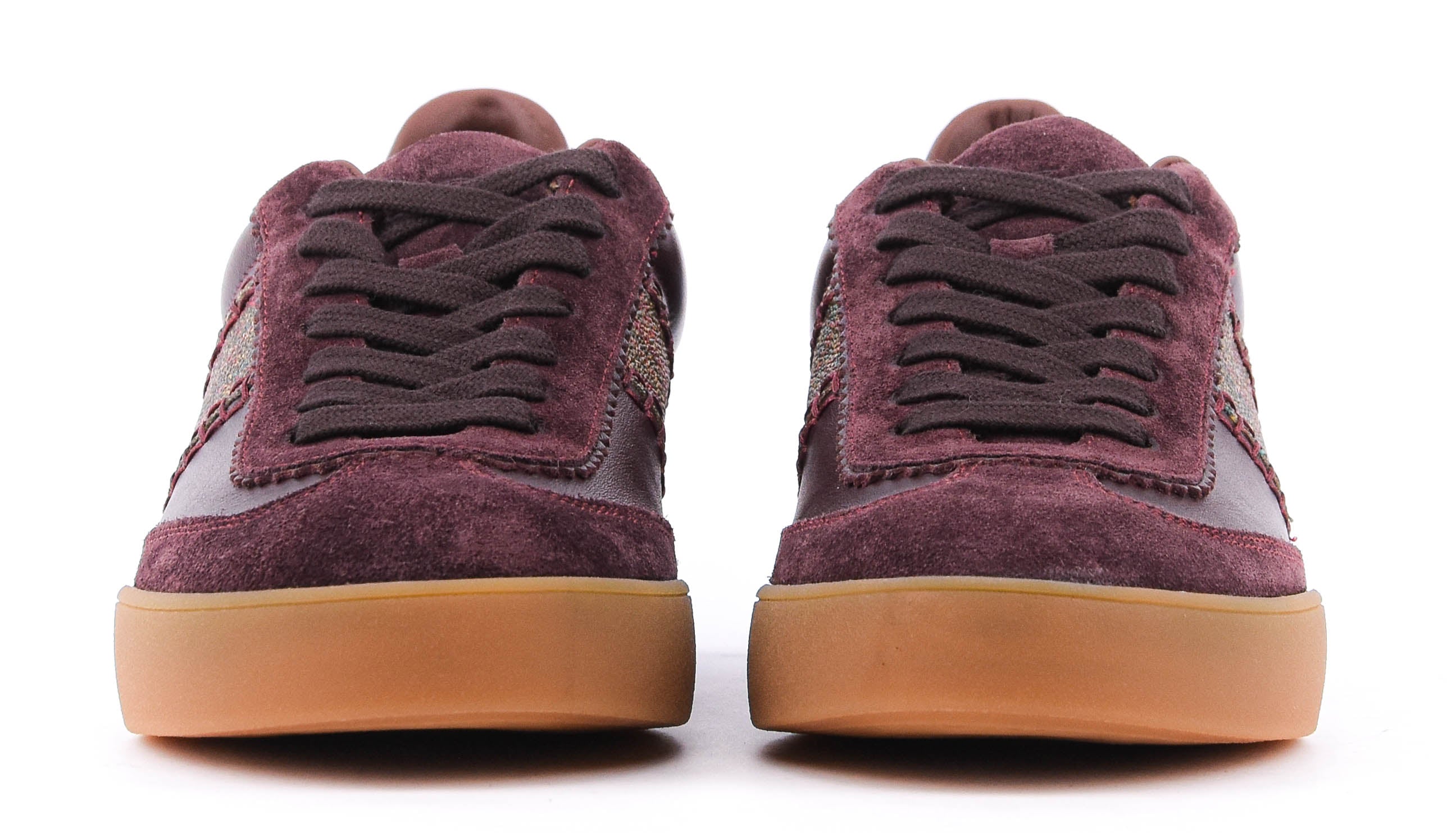 ETRO ARRICA SNEAKER BURGUNDY LEATHER