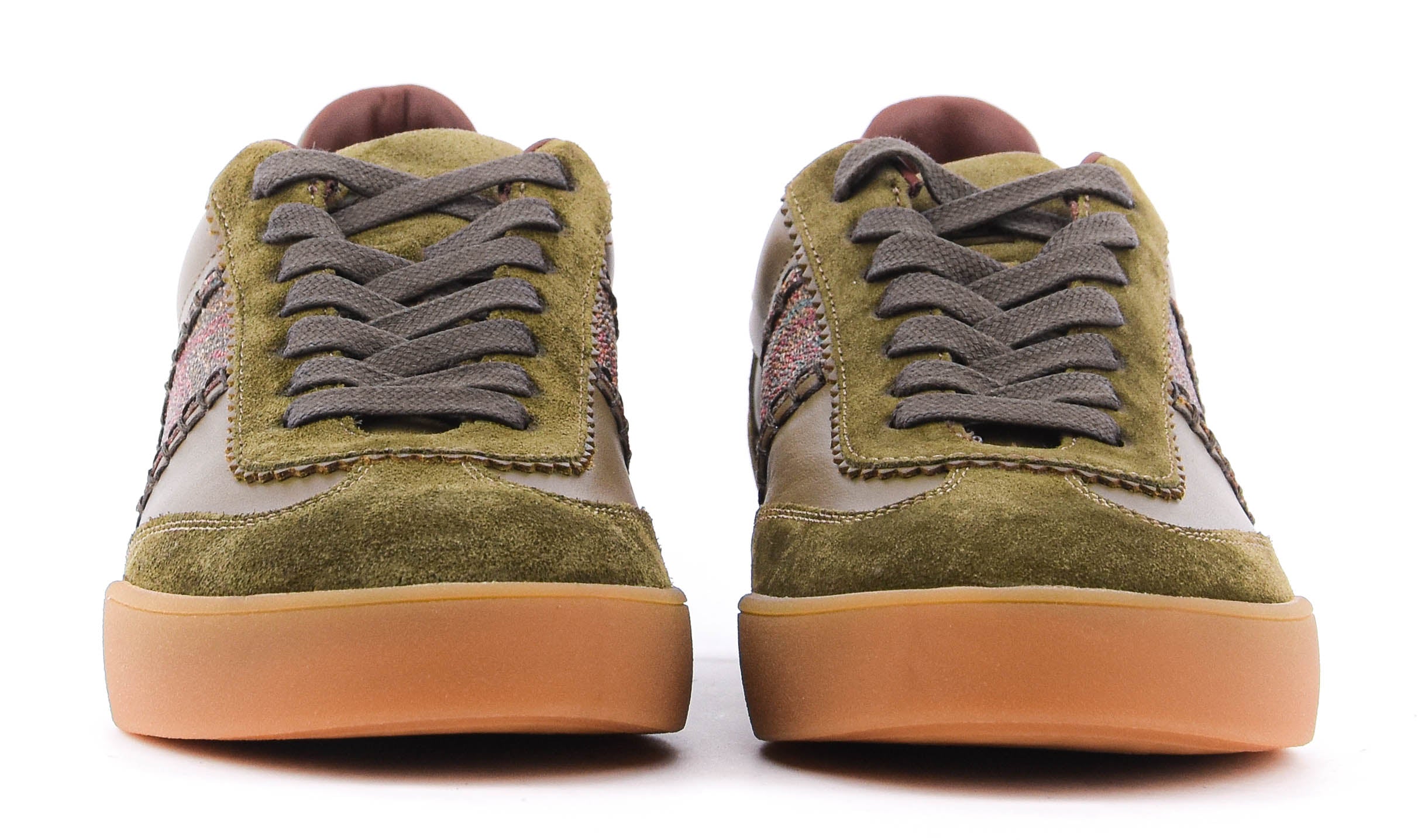 ETRO ARRICA SNEAKER KAKI LEATHER