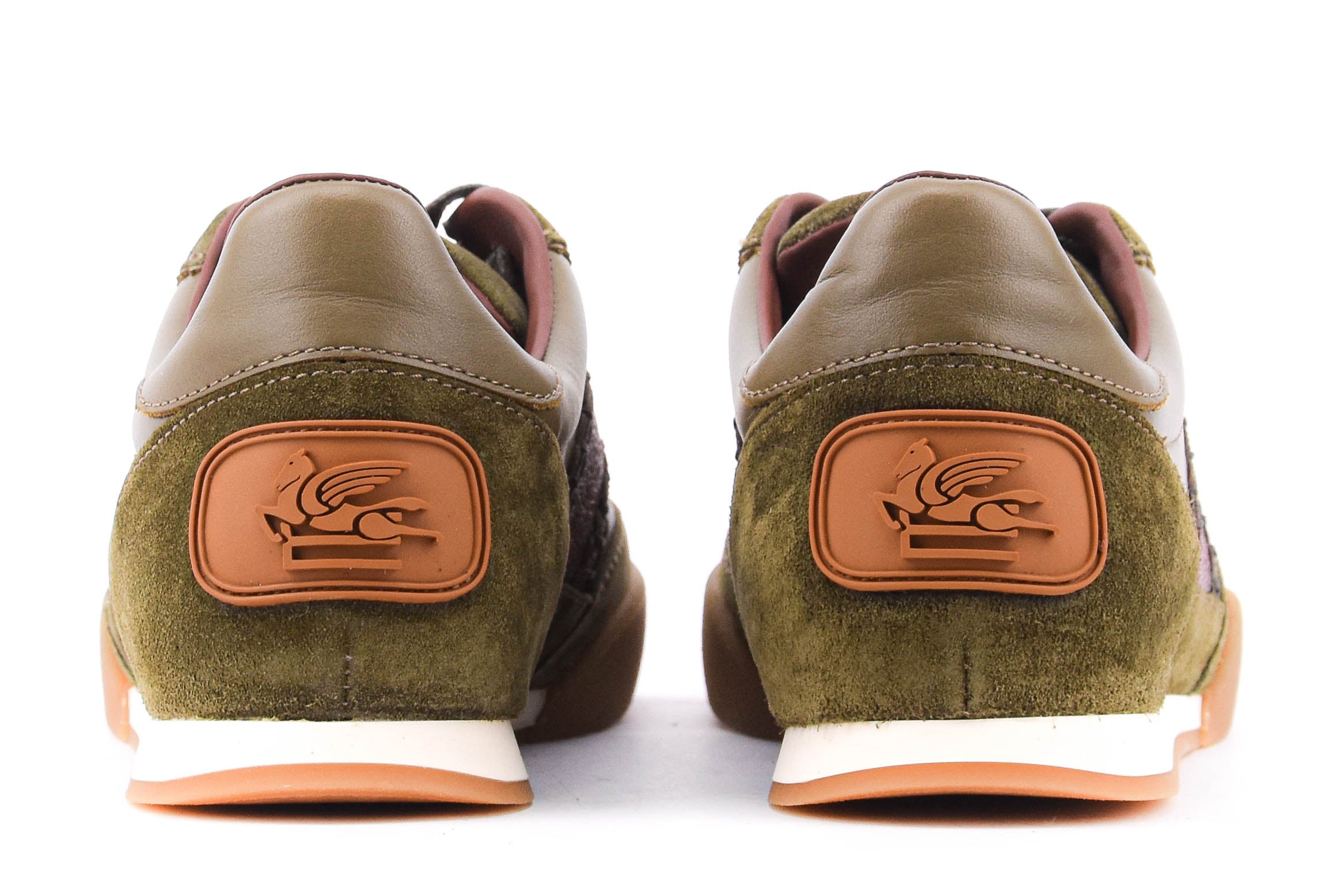 ETRO ARRICA SNEAKER KAKI LEATHER