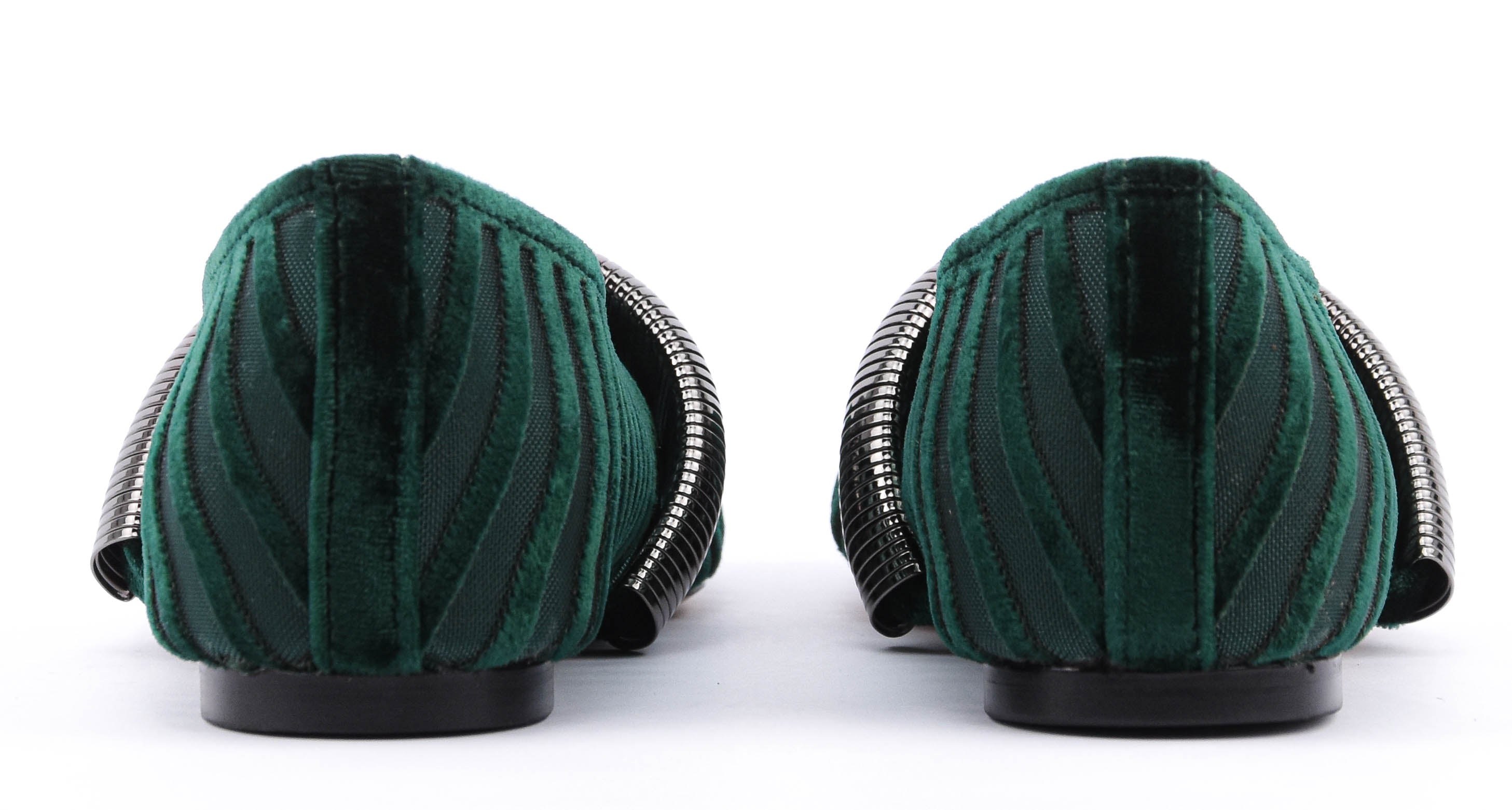 LOLA CRUZ ALEXA FLATS ROYAL GREEN