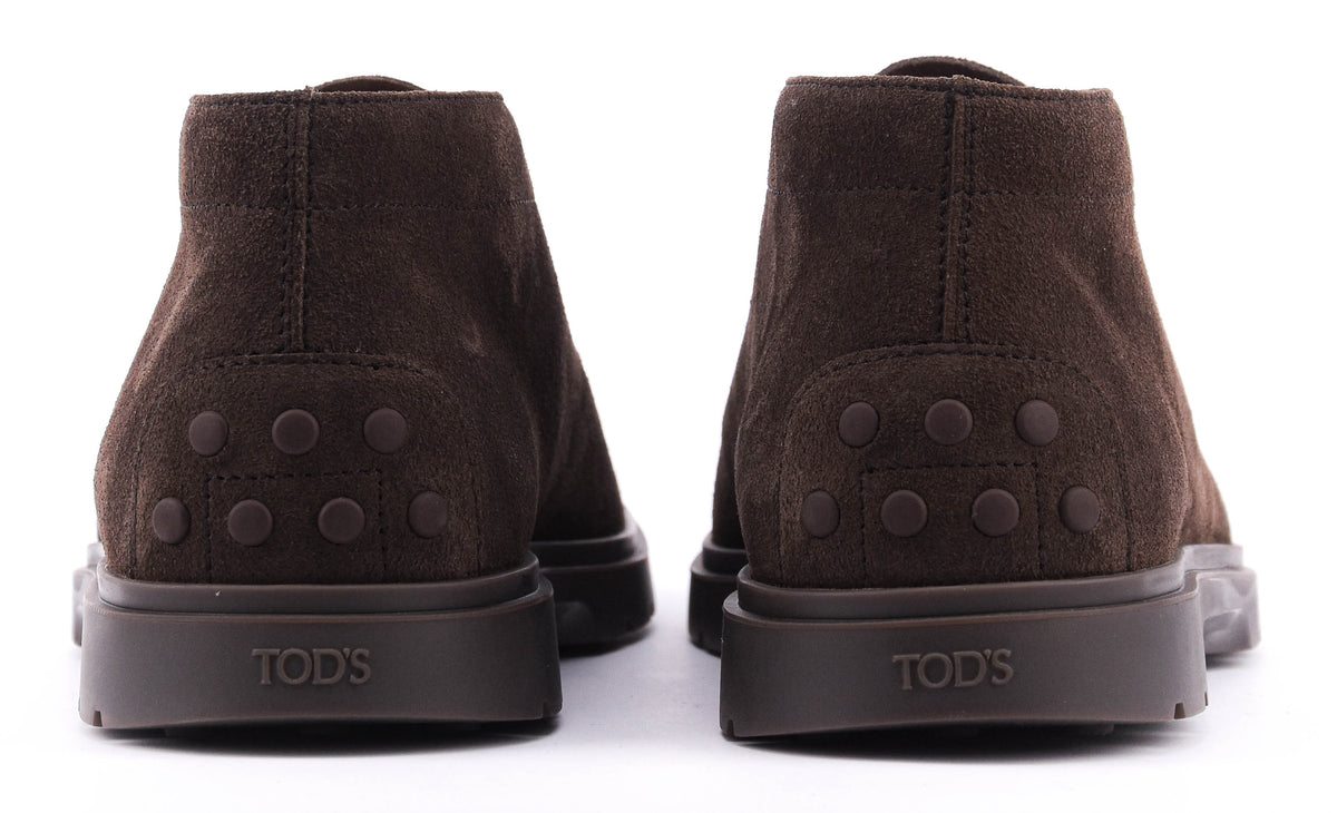 TODS DESERT BOOT DARK BROWN SUEDE