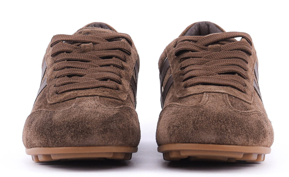 HOGAN OLYMPIA SNEAKER DARK BROWN SUEDE