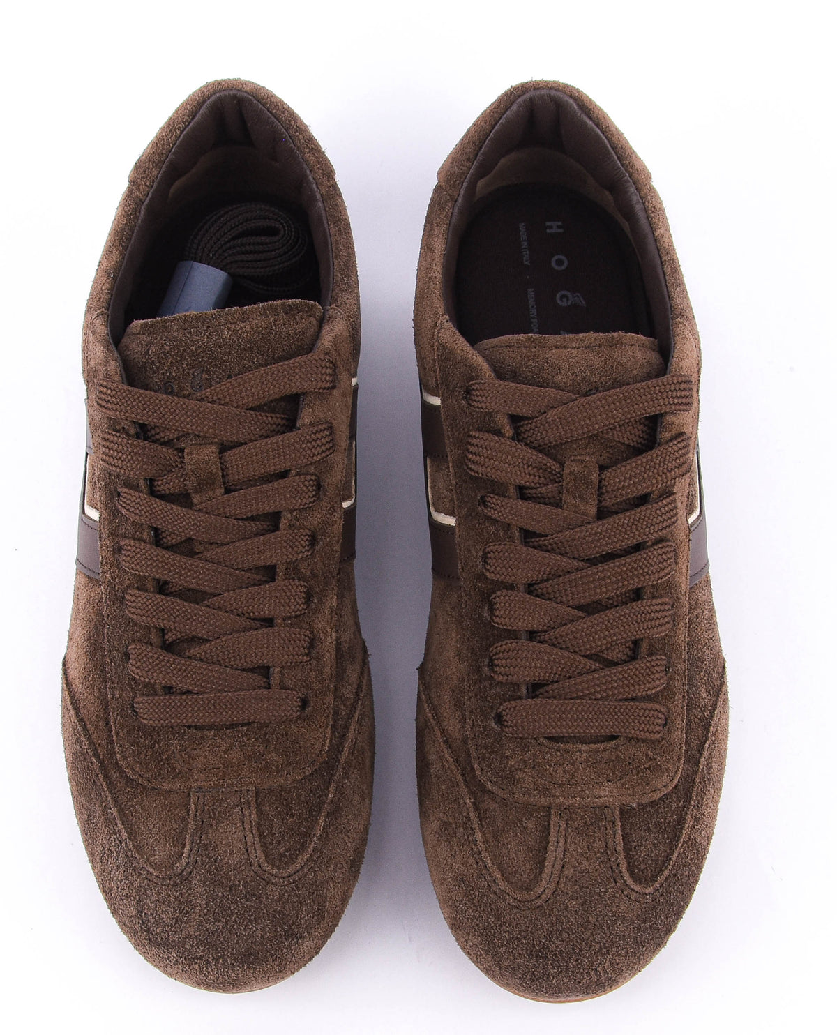 HOGAN OLYMPIA SNEAKER DARK BROWN SUEDE